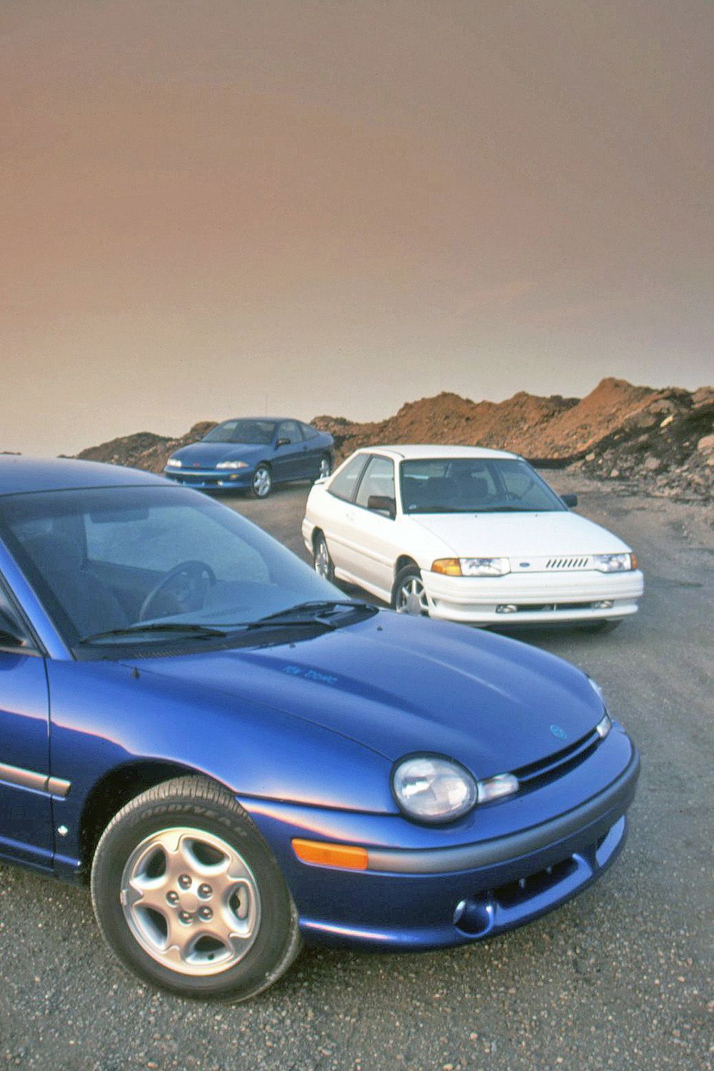 1995 Starter Coupes: Chevrolet Cavalier Z24, Ford Escort GT, Plymouth Neon Sport Coupe