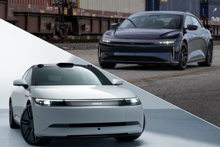 Lucid Air Pure vs. Sony Honda Mobility Afeela 1: Comparing Startup EVs