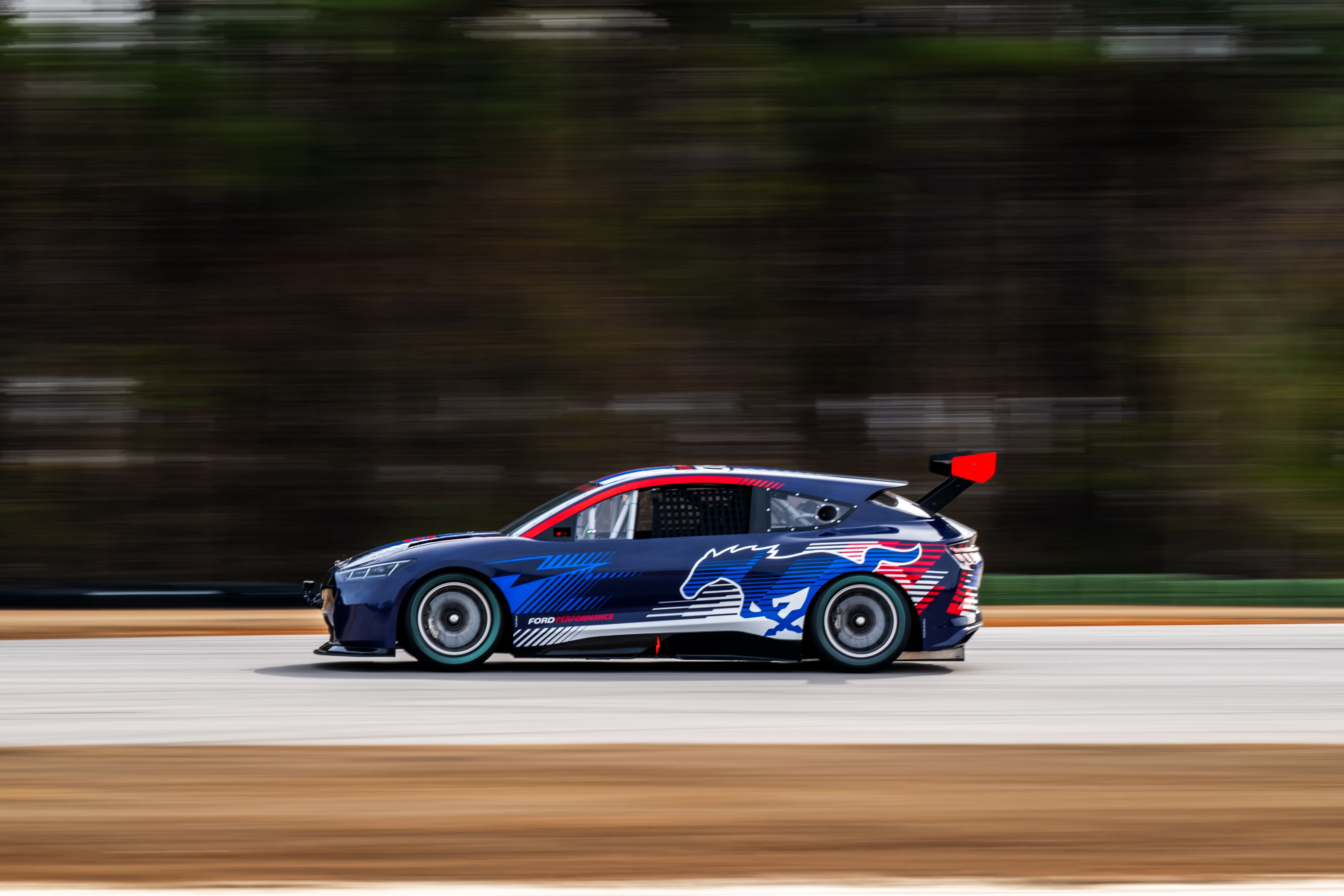Ford Transforms the Mustang Mach-E into an Electric NASCAR Prototype