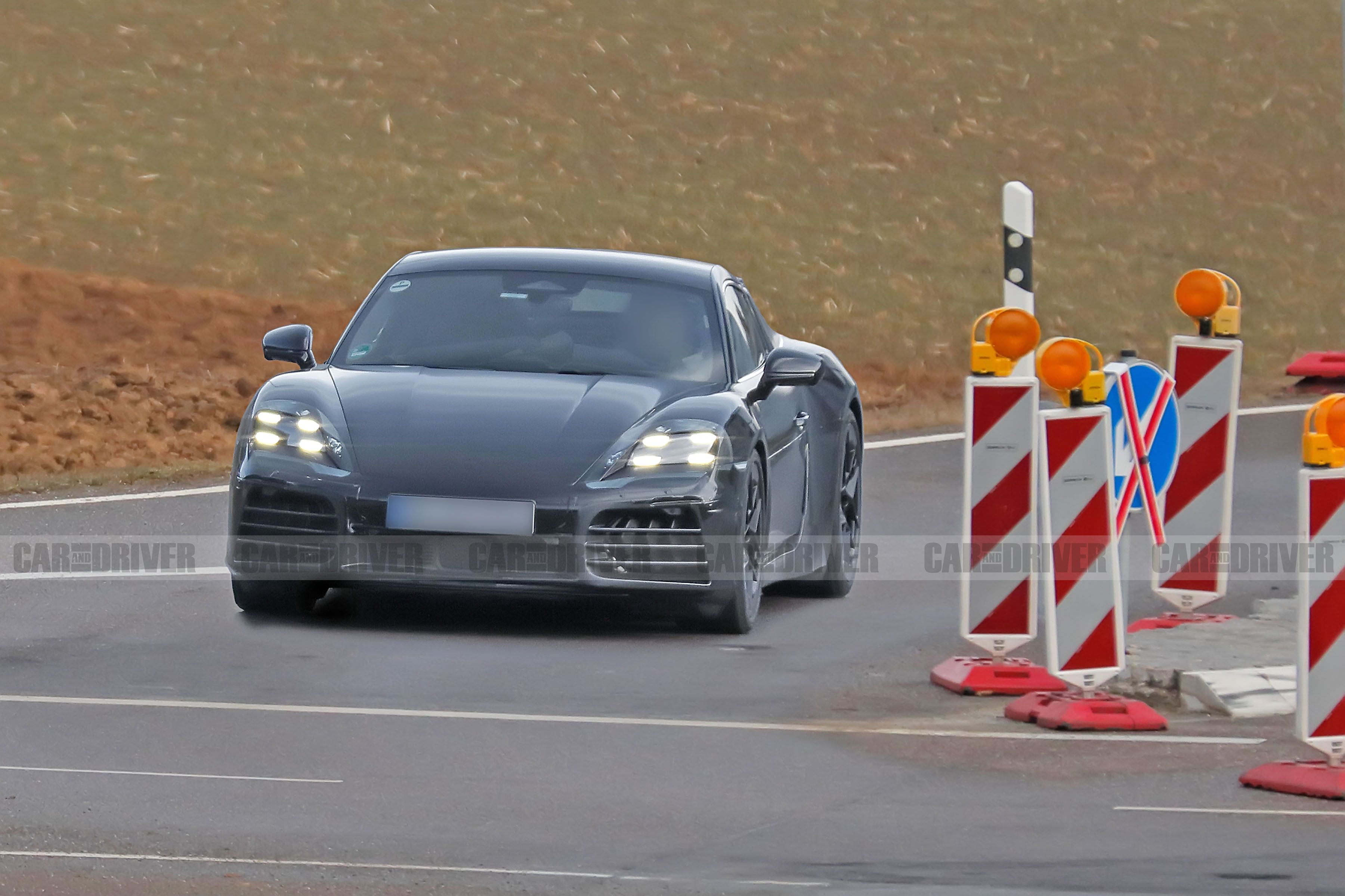 Electric Porsche 718 Cayman Shown Testing in New Spy Photos