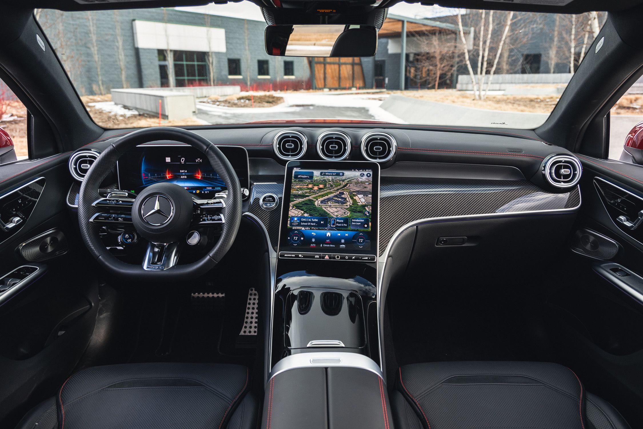 View Interior Photos of the 2024 Mercedes-AMG GLC43 Coupe