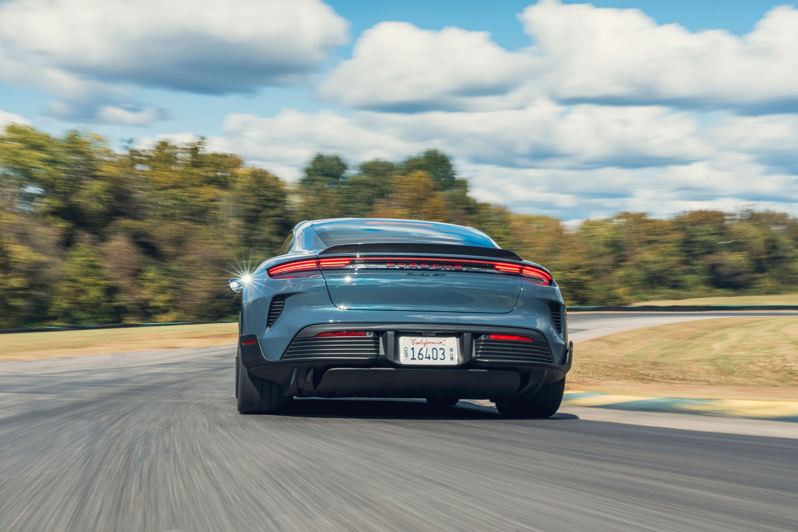 2025 Porsche Taycan Turbo GT at Lightning Lap 2025