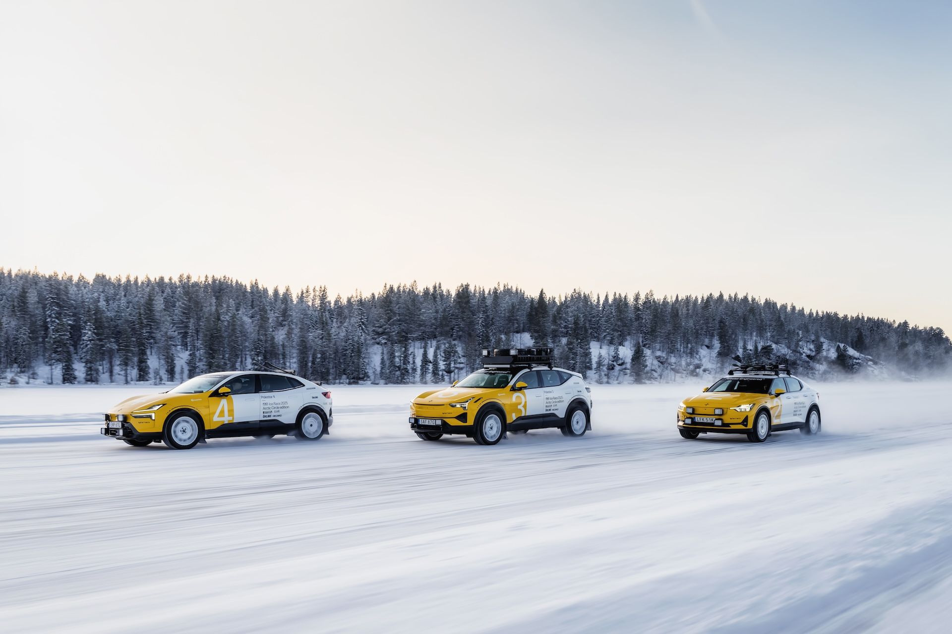Polestar 3 and 4 Receive Rally-Inspired Arctic Circle Treatment
