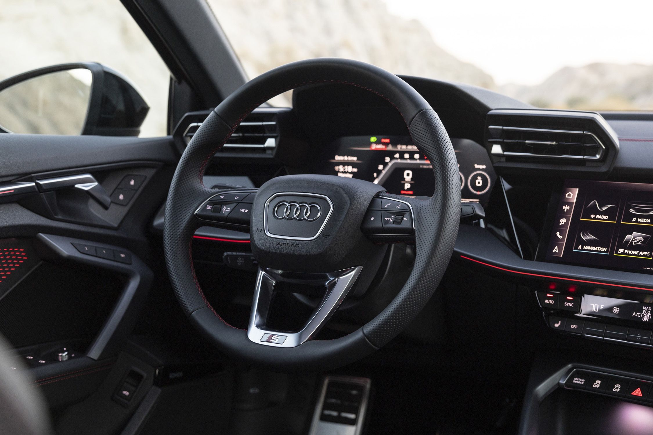 View Interior Photos of the 2025 Audi S3 Sedan