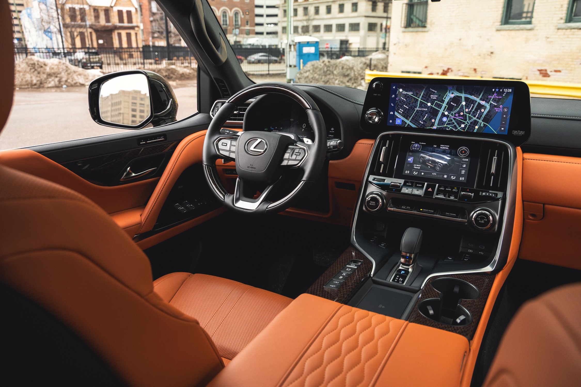 View Interior Photos of the 2025 Lexus LX Hybrid