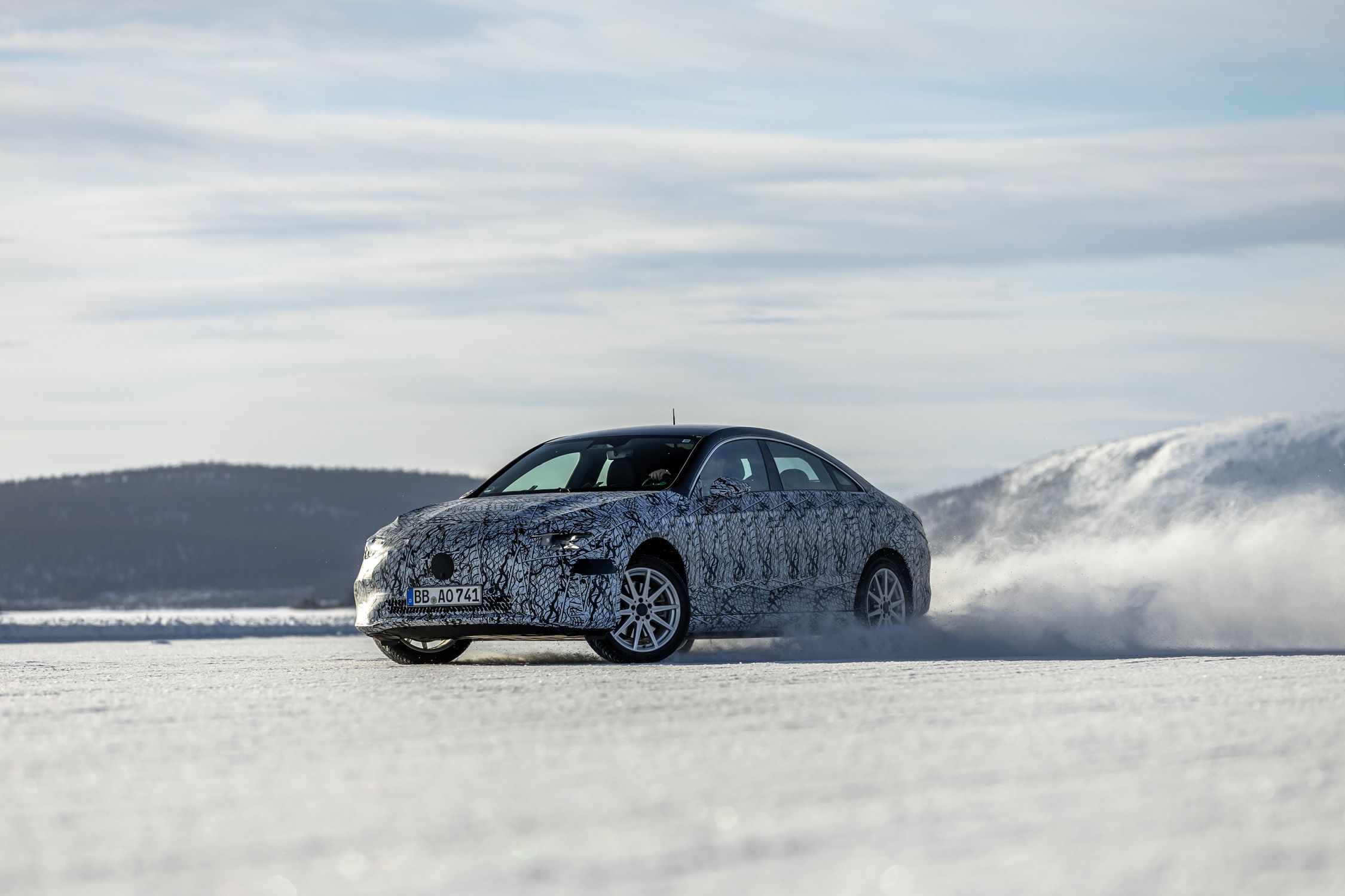 2026 Mercedes-Benz CLA-Class Hybrid Prototype Makes the Most of 48 Volts