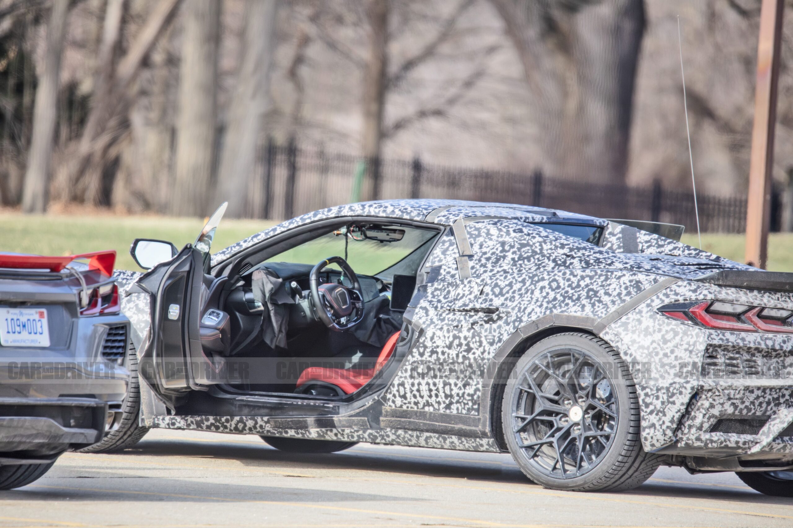 2026 Chevy Corvette Zora’s Cabin Ditches the Wall of Buttons in Spy Photos