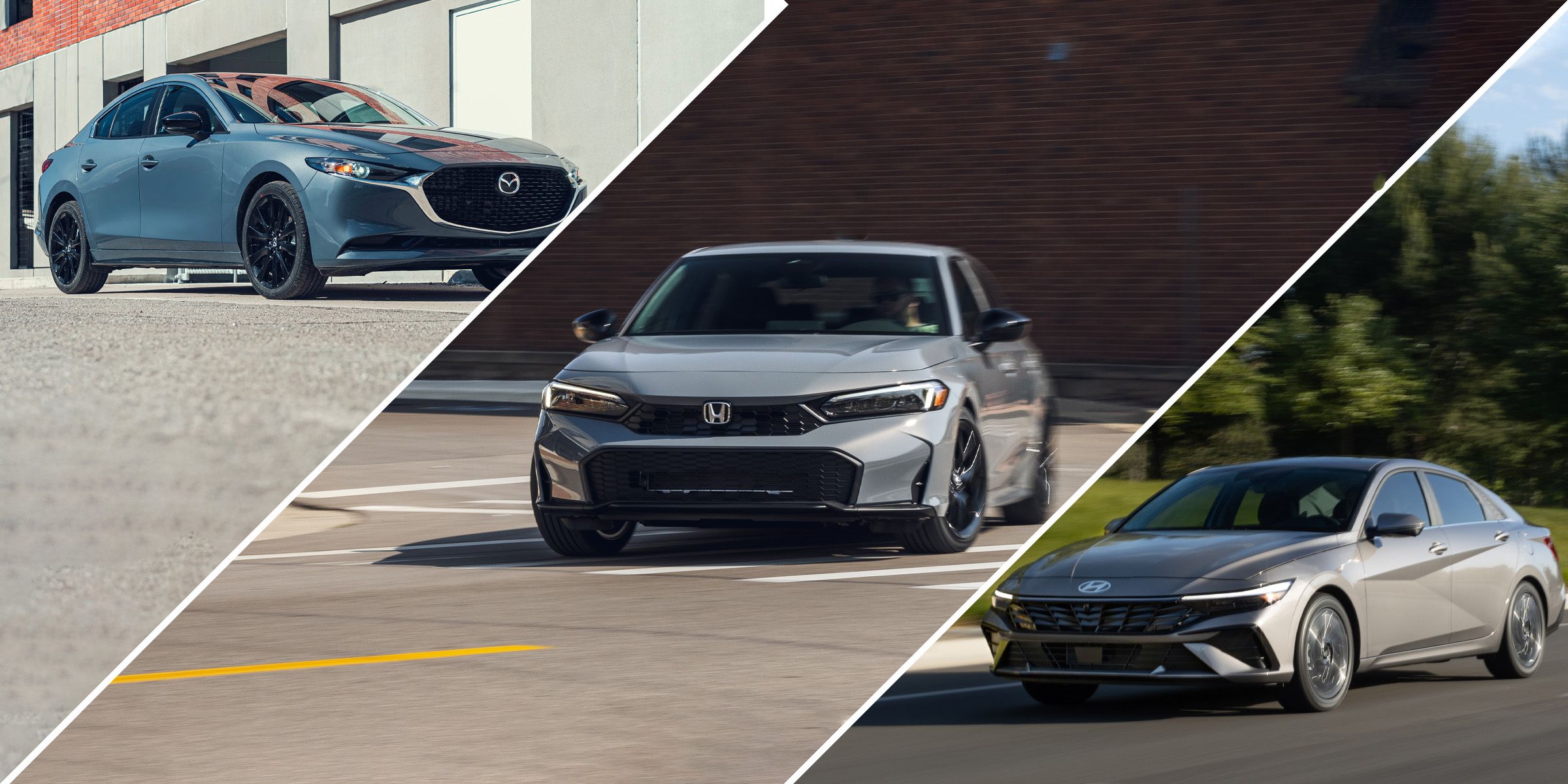 2025 Honda Civic vs. Hyundai Elantra vs. Mazda 3: Small Sedans Compared