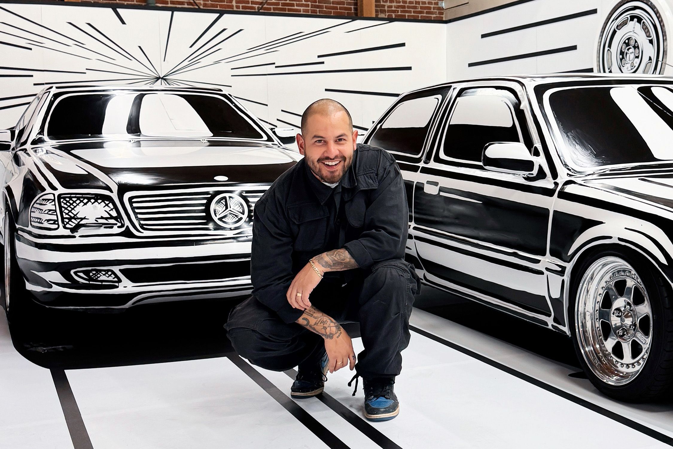 Artist Joshua Vides’s Wraps Turn Real Cars into Comic Strips