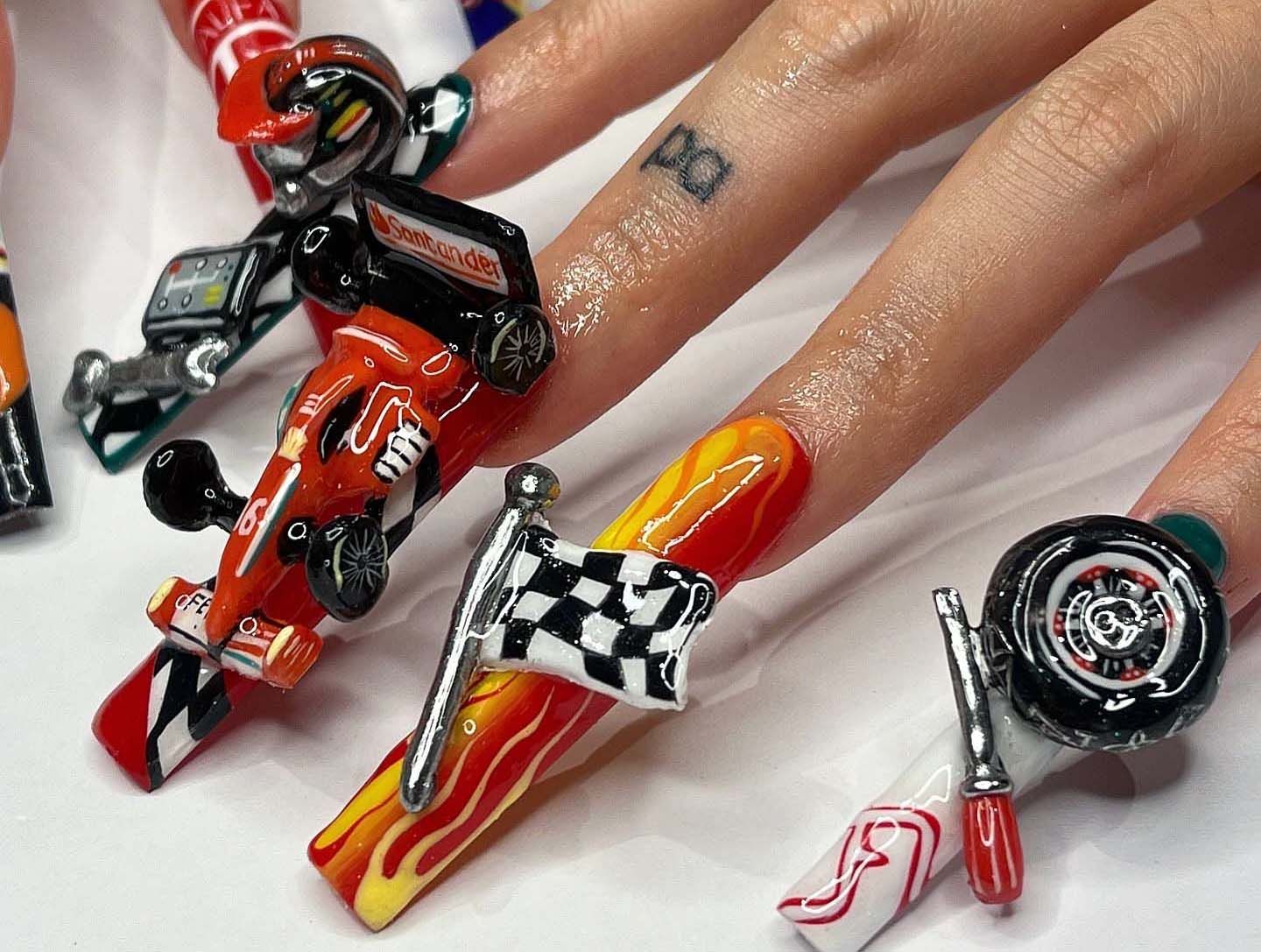 Nailed It: This Australian Manicurist Can Give You 10 Reasons to Watch Formula 1