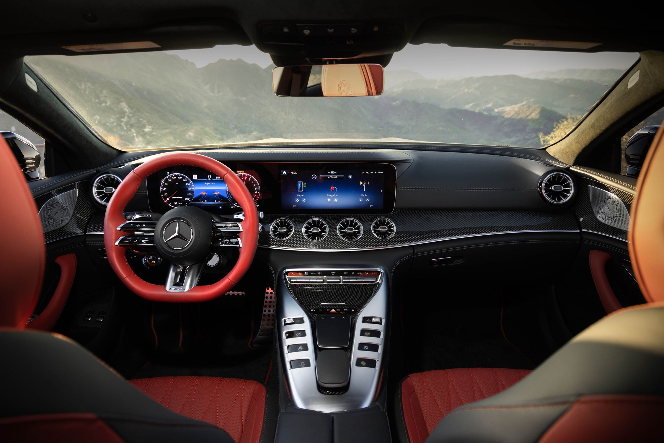 View Interior Photos of the 2024 Mercedes-AMG GT63 S E Performance 4-Door