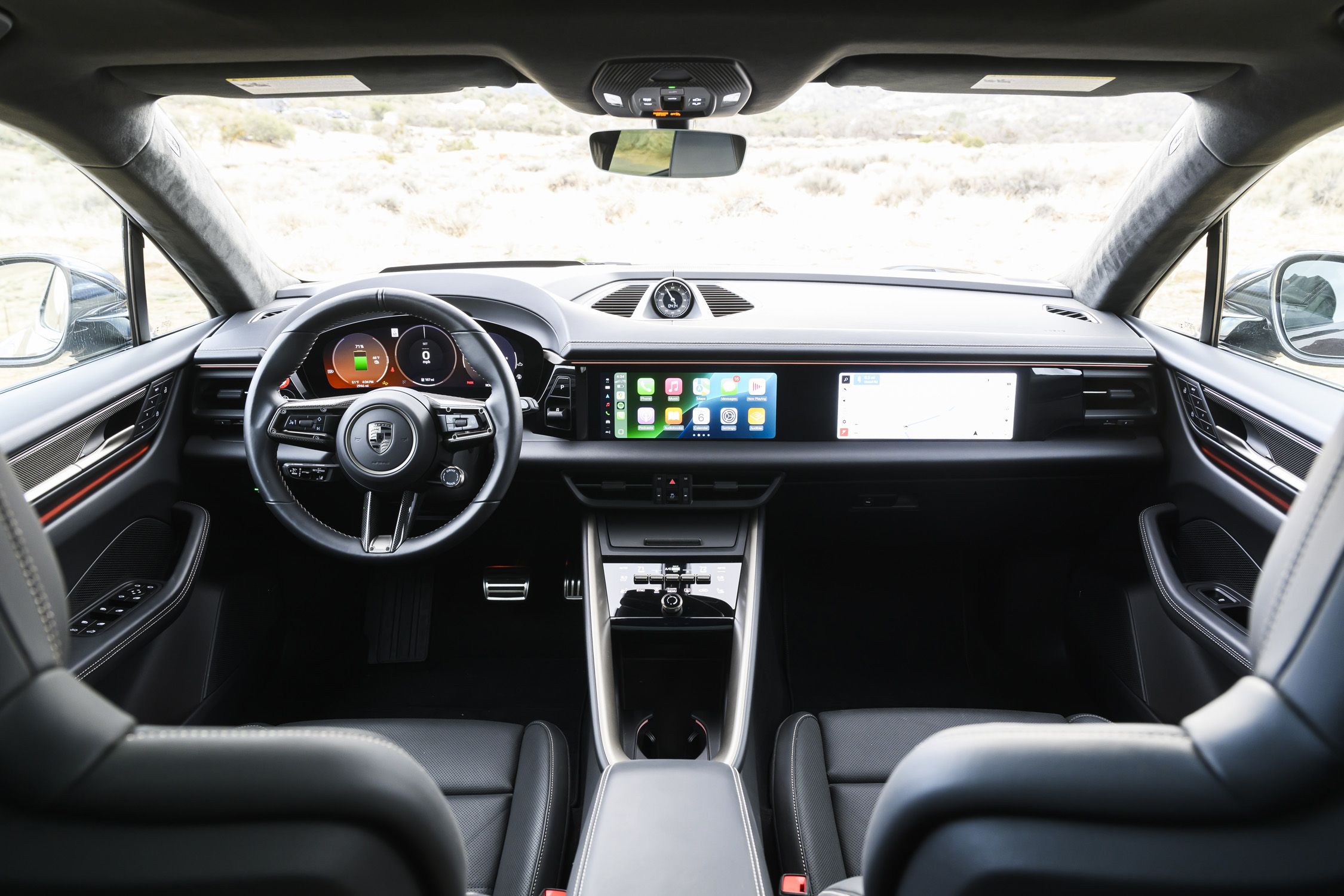 View Interior Photos of the 2024 Porsche Macan Turbo EV