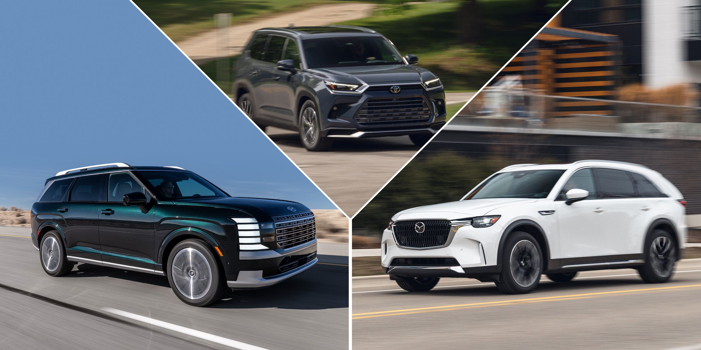 2026 Hyundai Palisade vs. Mazda CX-90, Toyota Grand Highlander: How They Compare