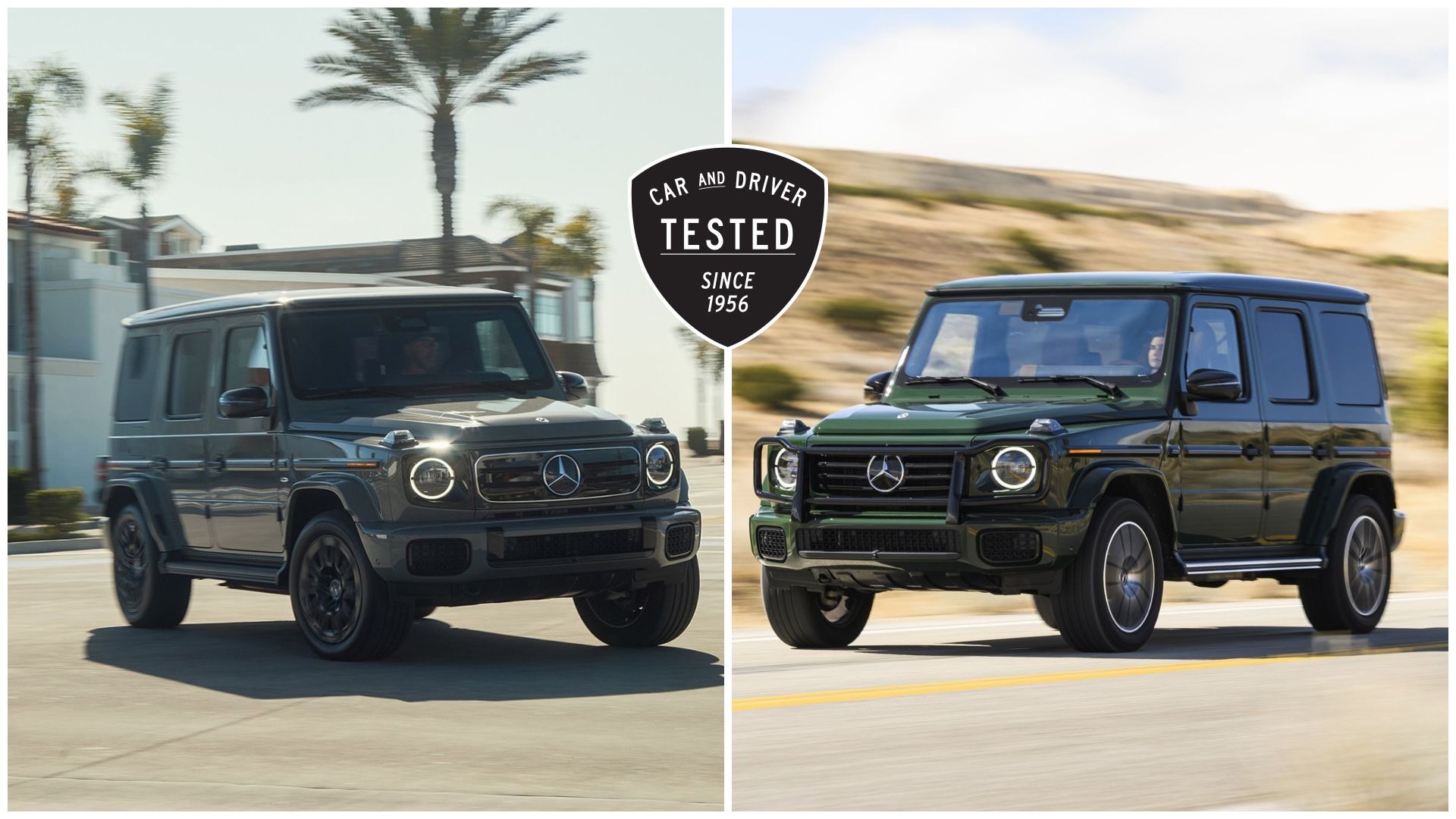 2025 Mercedes-Benz G580 EV Trounces the Gas-Fed G550 in Our Tests