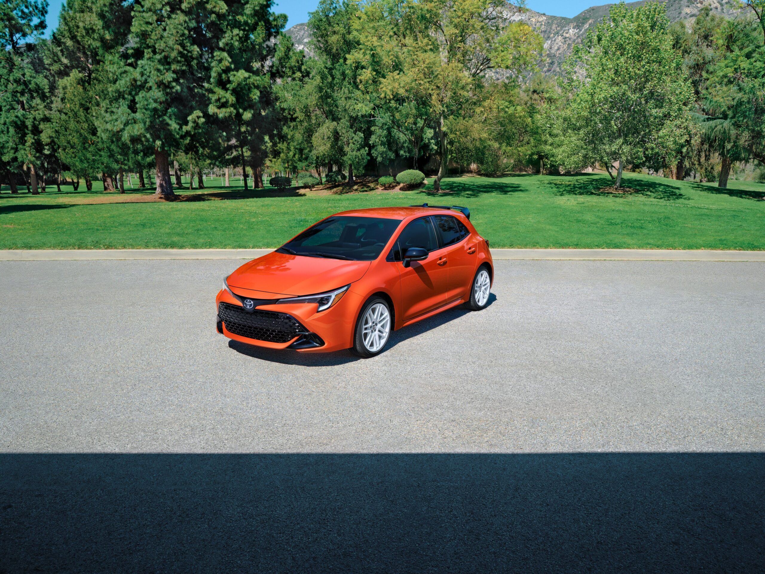 2026 Toyota Corolla FX Edition Hatchback Has Slick White Wheels
