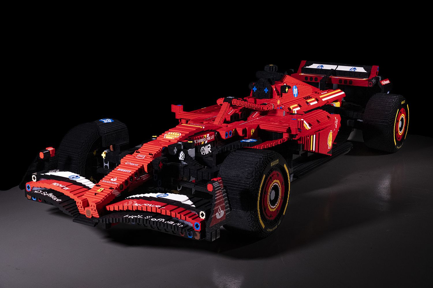 Full-Size Lego Formula 1 Ferrari Race Car Wows Crowds at Miami GP