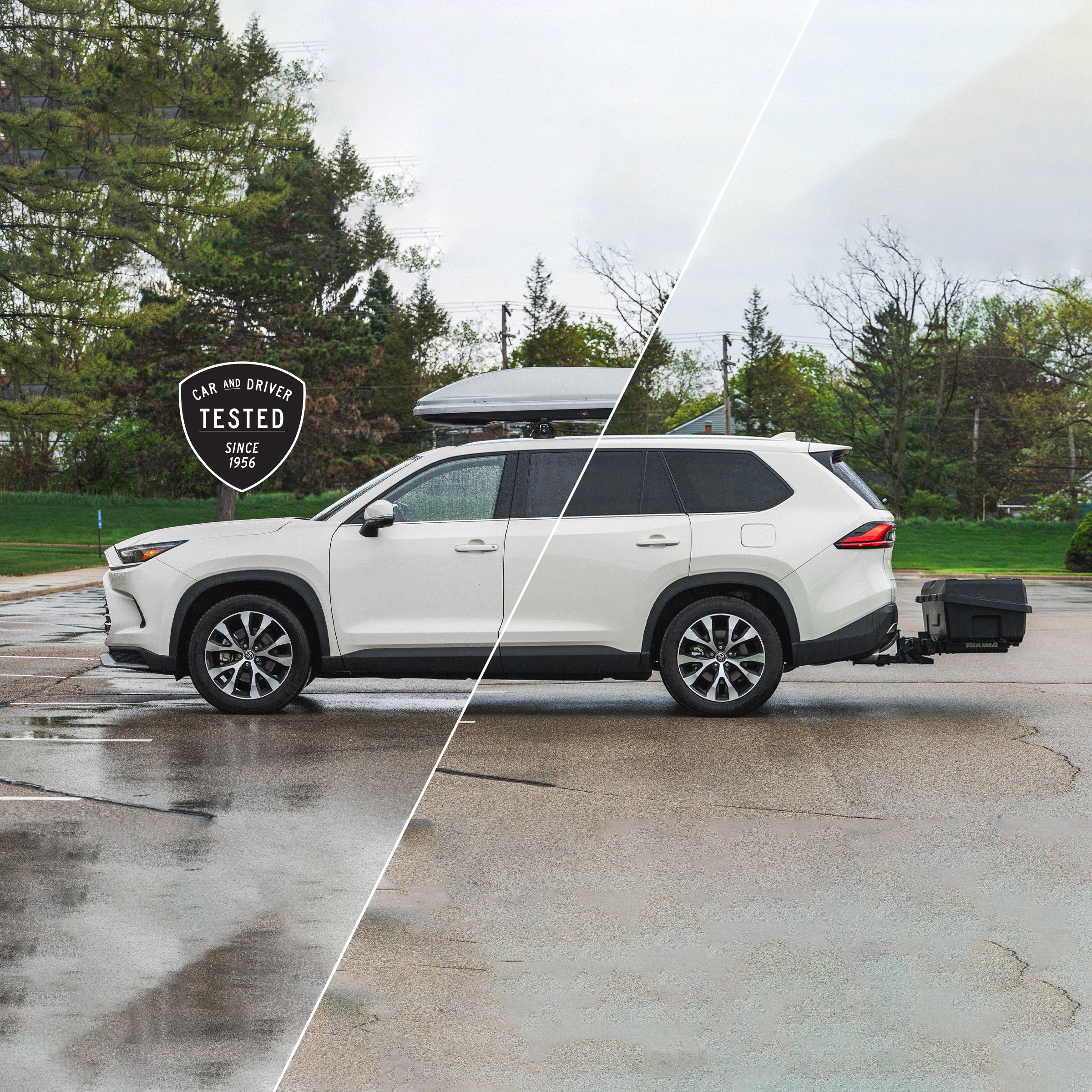 Rooftop Cargo Box Hurt Our Toyota Grand Highlander’s Highway MPG