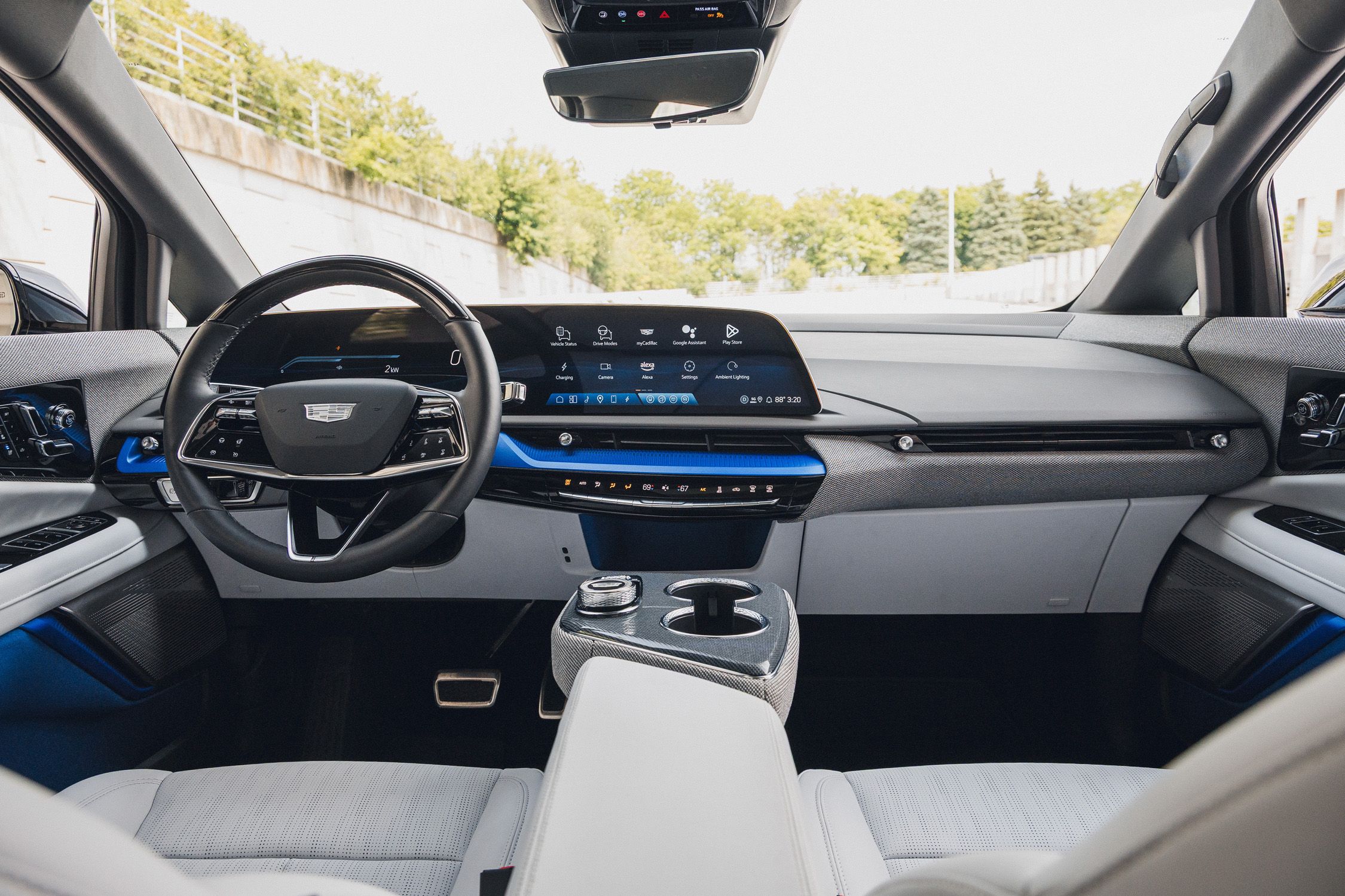 View Interior Photos of the 2025 Cadillac Optiq