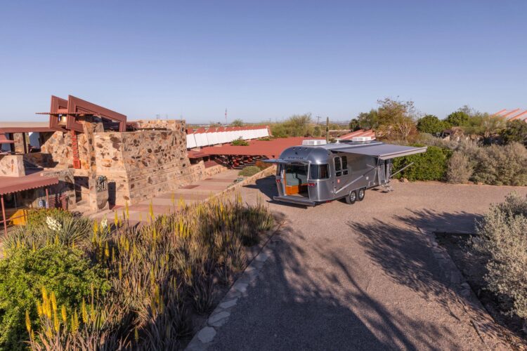 Airstream’s New Trailer Embodies Frank Lloyd Wright’s Iconic Designs