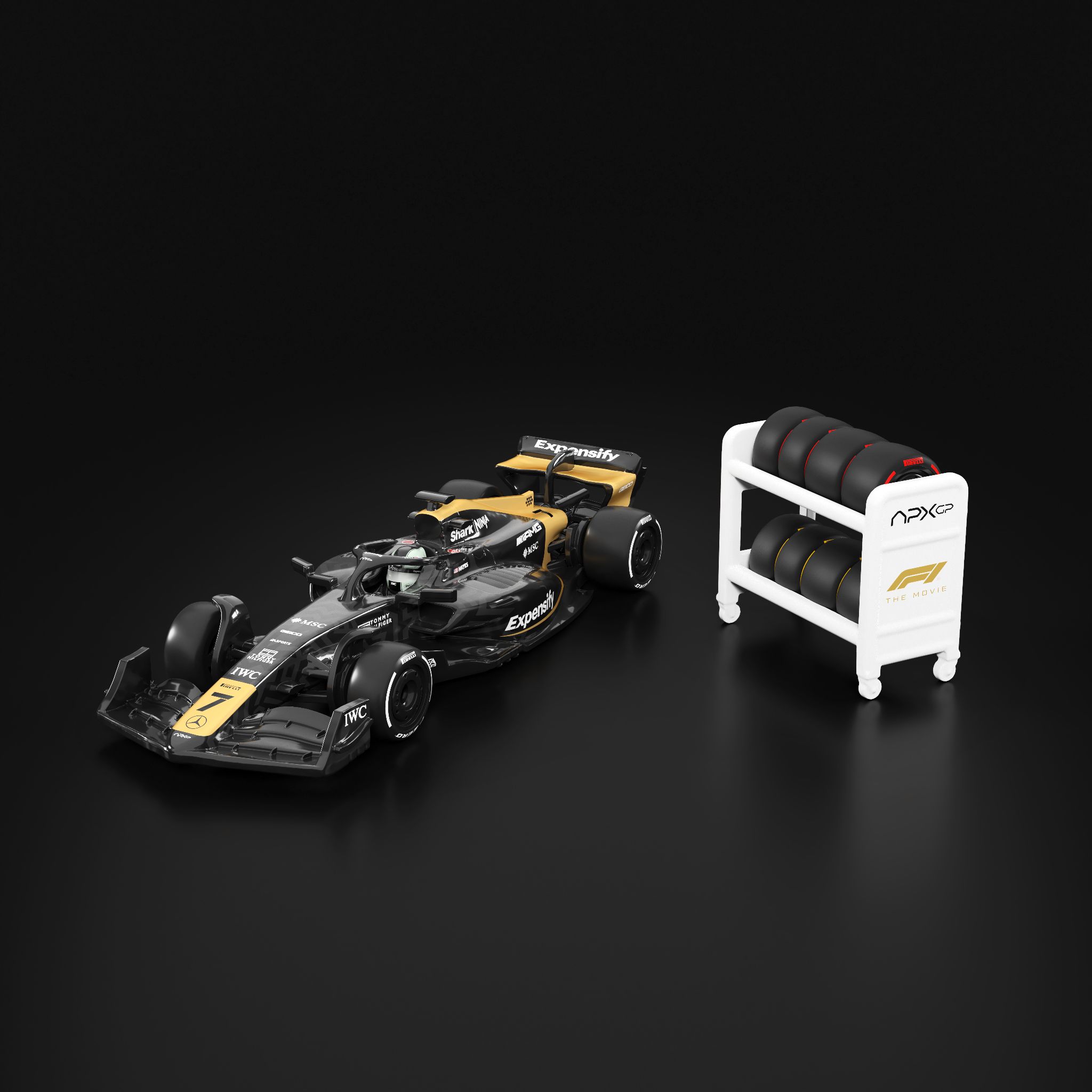 Brad Pitt’s ‘F1’ Race Car Is Now a Realistic 1:64-Scale Hot Wheels Model