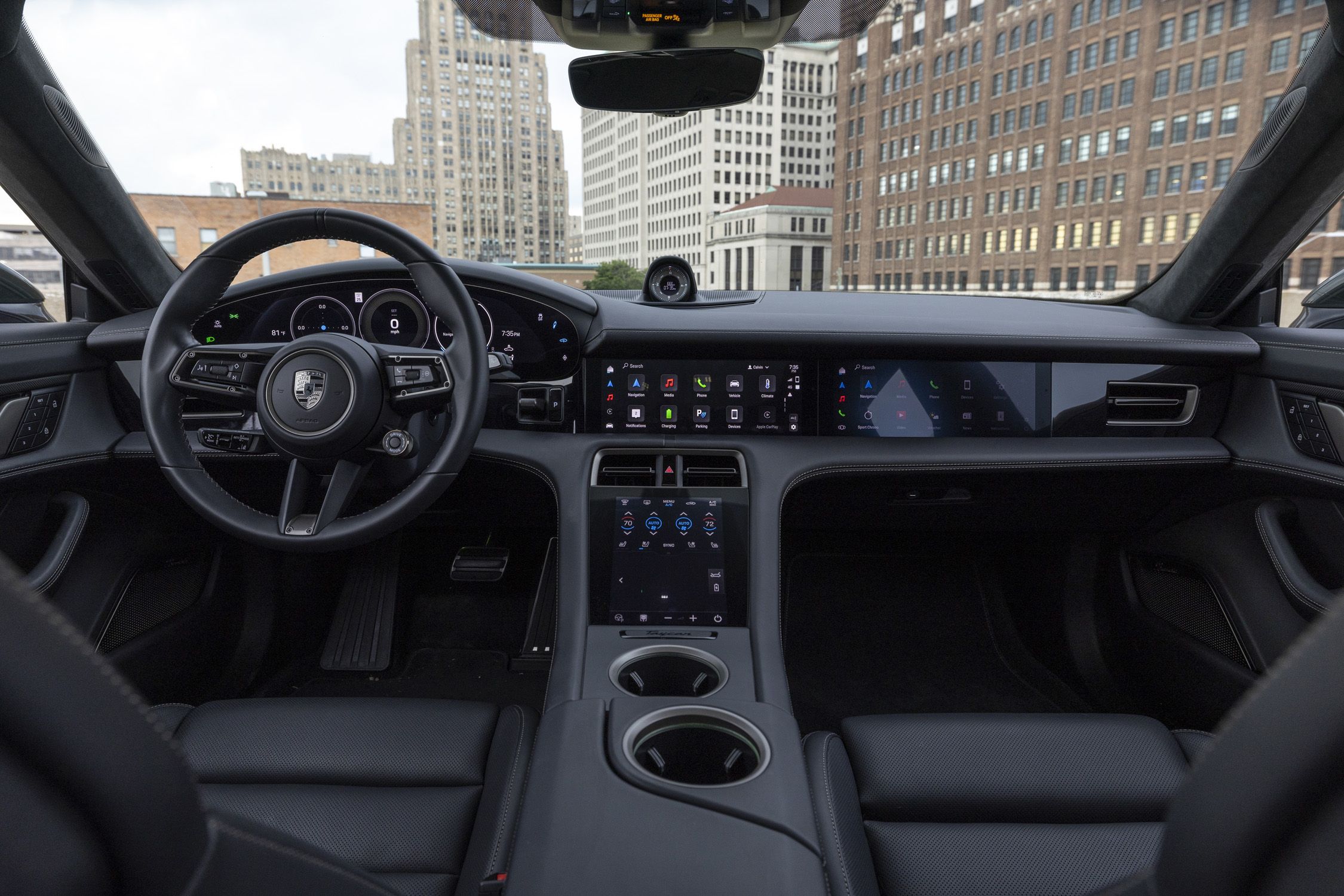 View Interior Photos of the 2025 Porsche Taycan
