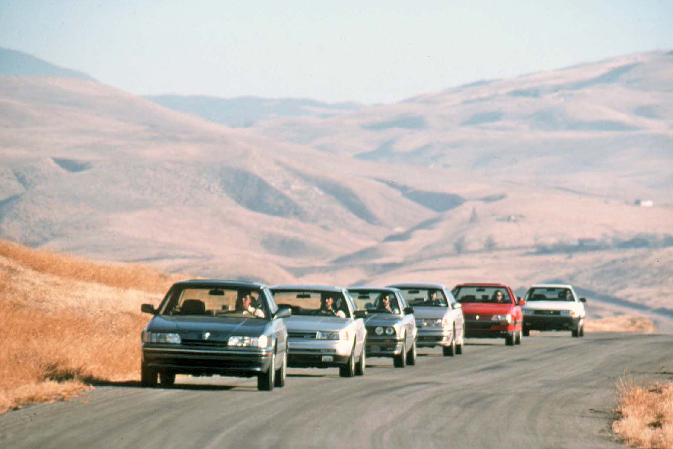 Comparison Test: 1989 Budget-Friendly Sports Sedans