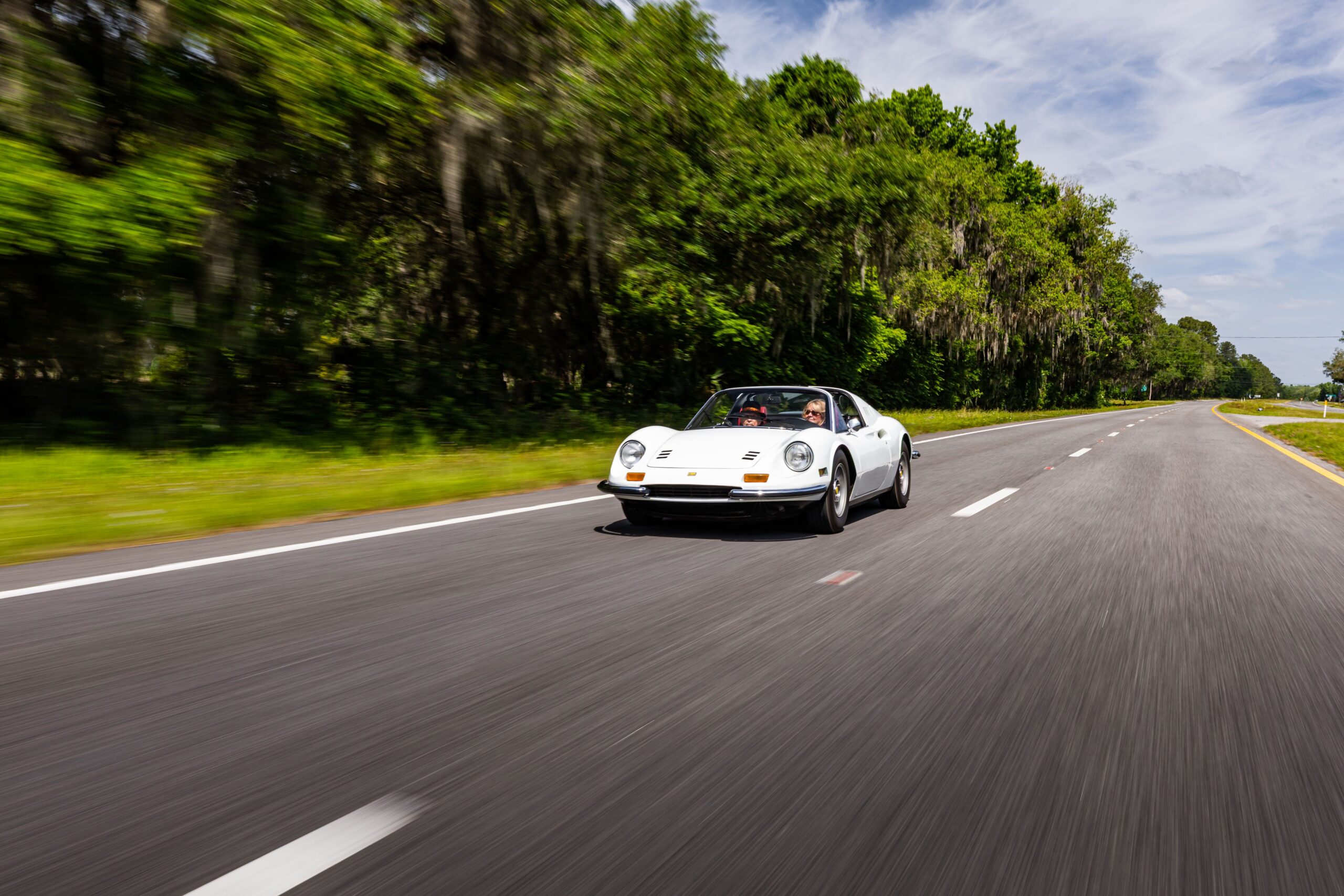 See Pictures of the Cannonball-Winning 1973 Ferrari Dino 246 GTS