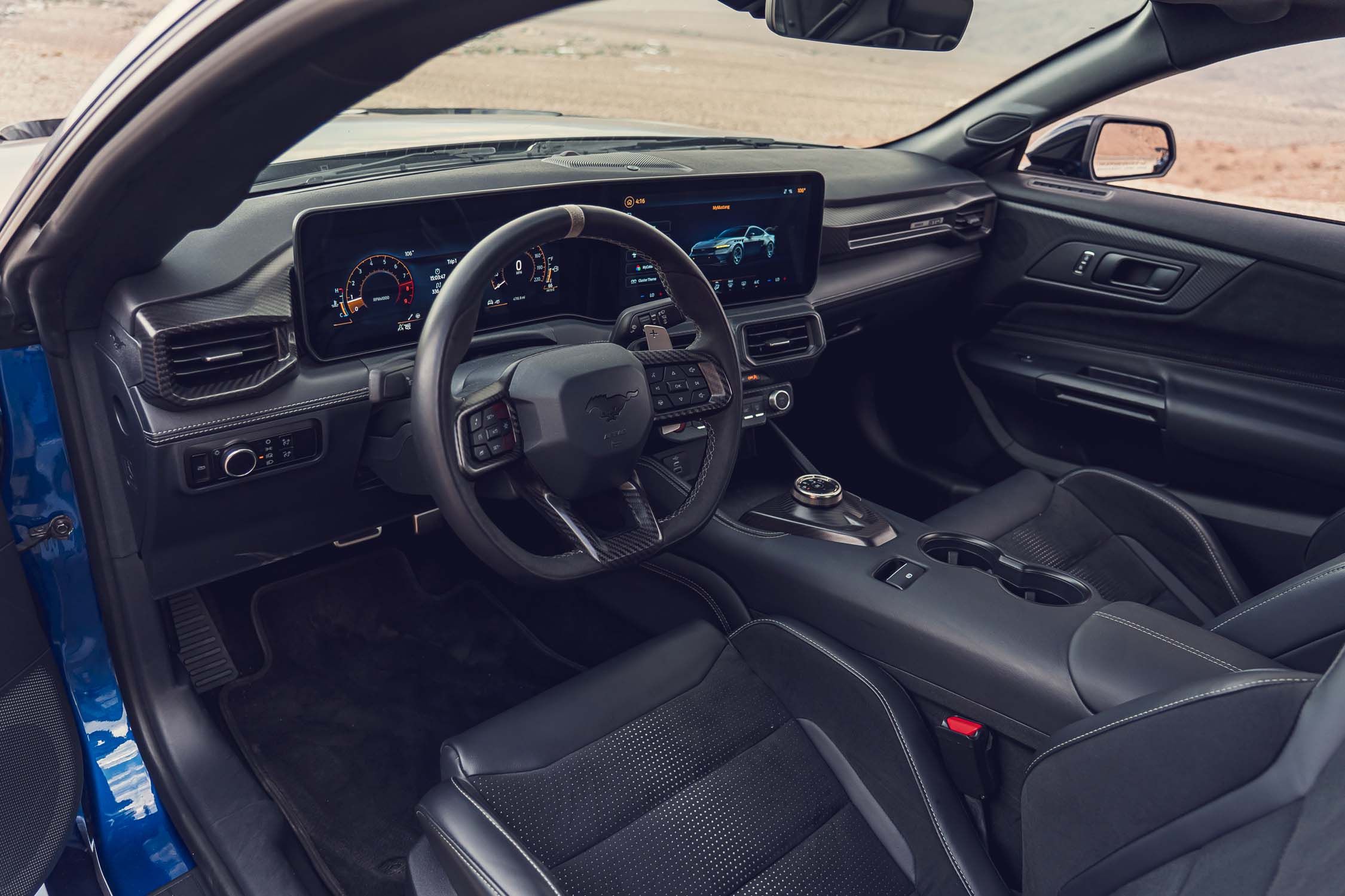 View Interior Photos of the 2025 Ford Mustang GTD