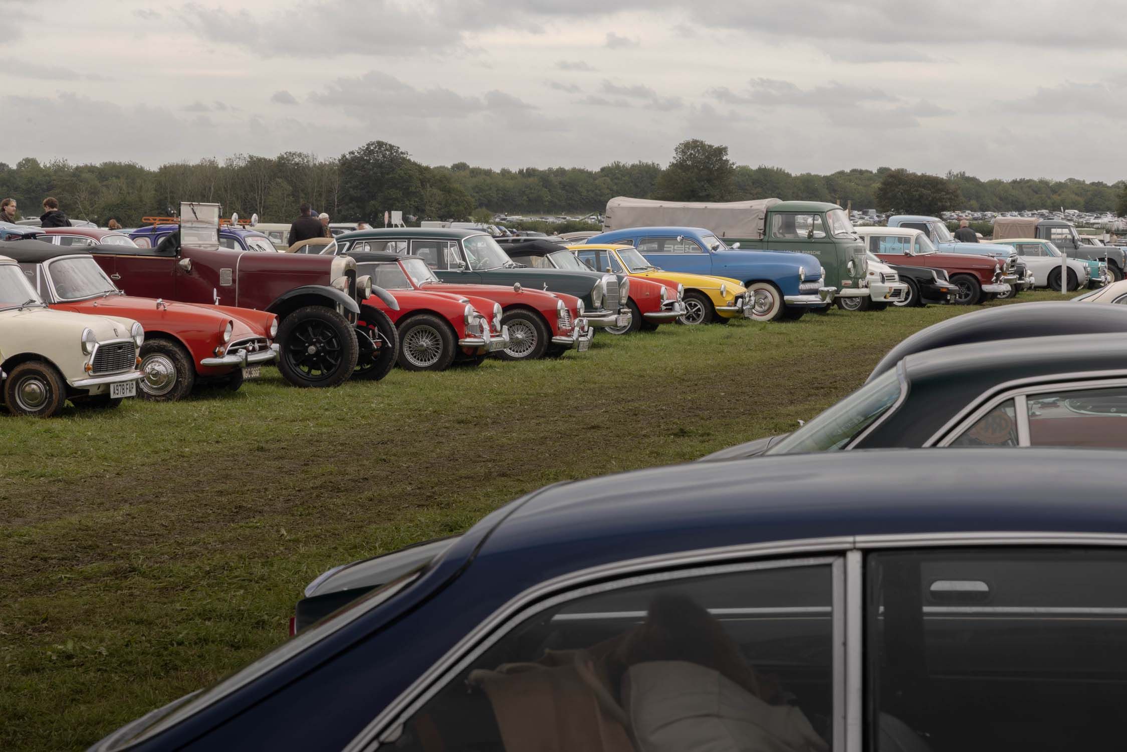 They Came in What?! Check Out the 2025 Goodwood Revival Parking Lot