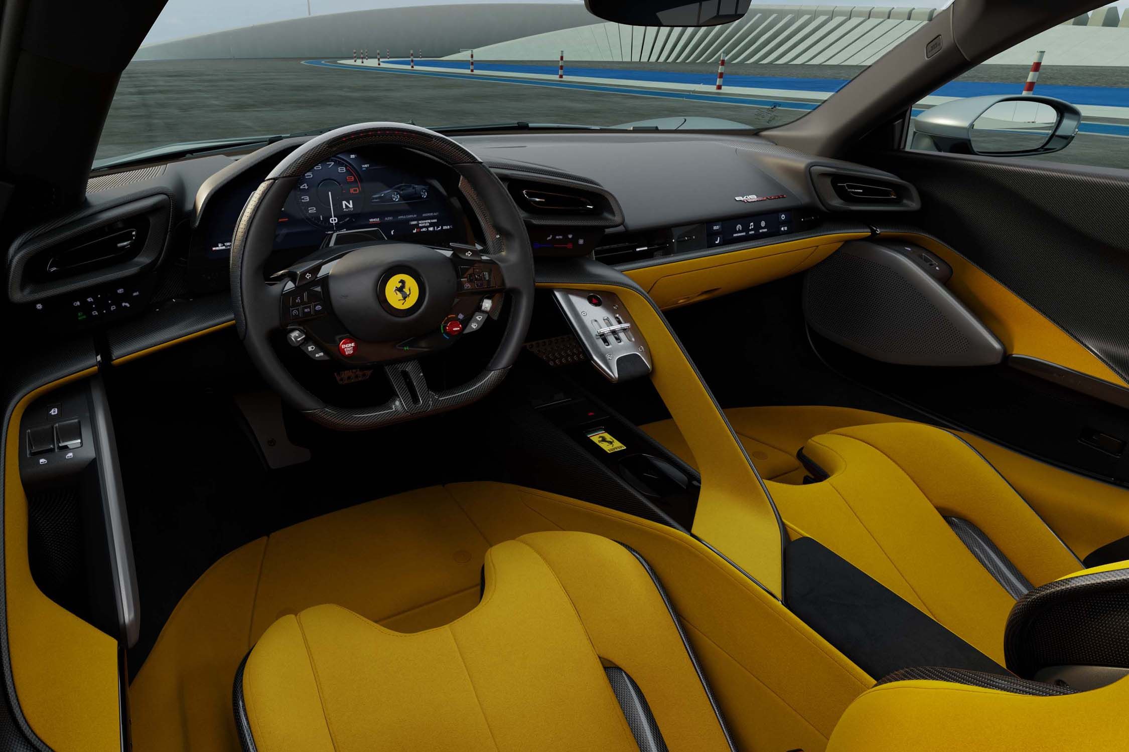 View Interior Photos of the 2027 Ferrari 849 Testarossa
