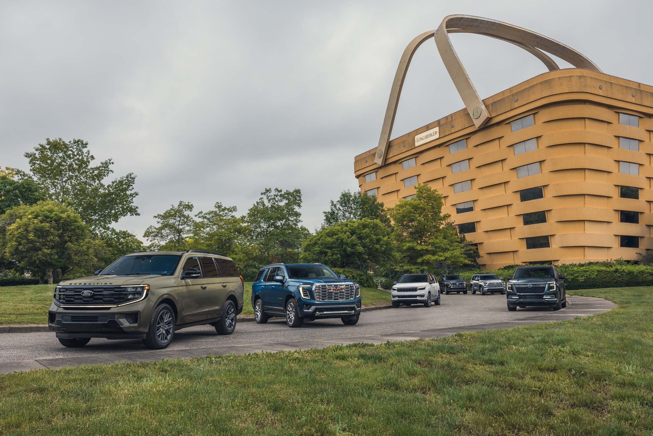Comparison Test: Chevrolet Tahoe vs. Ford Expedition vs. GMC Yukon vs. Jeep Wagoneer vs. Nissan Armada vs. Toyota Sequoia
