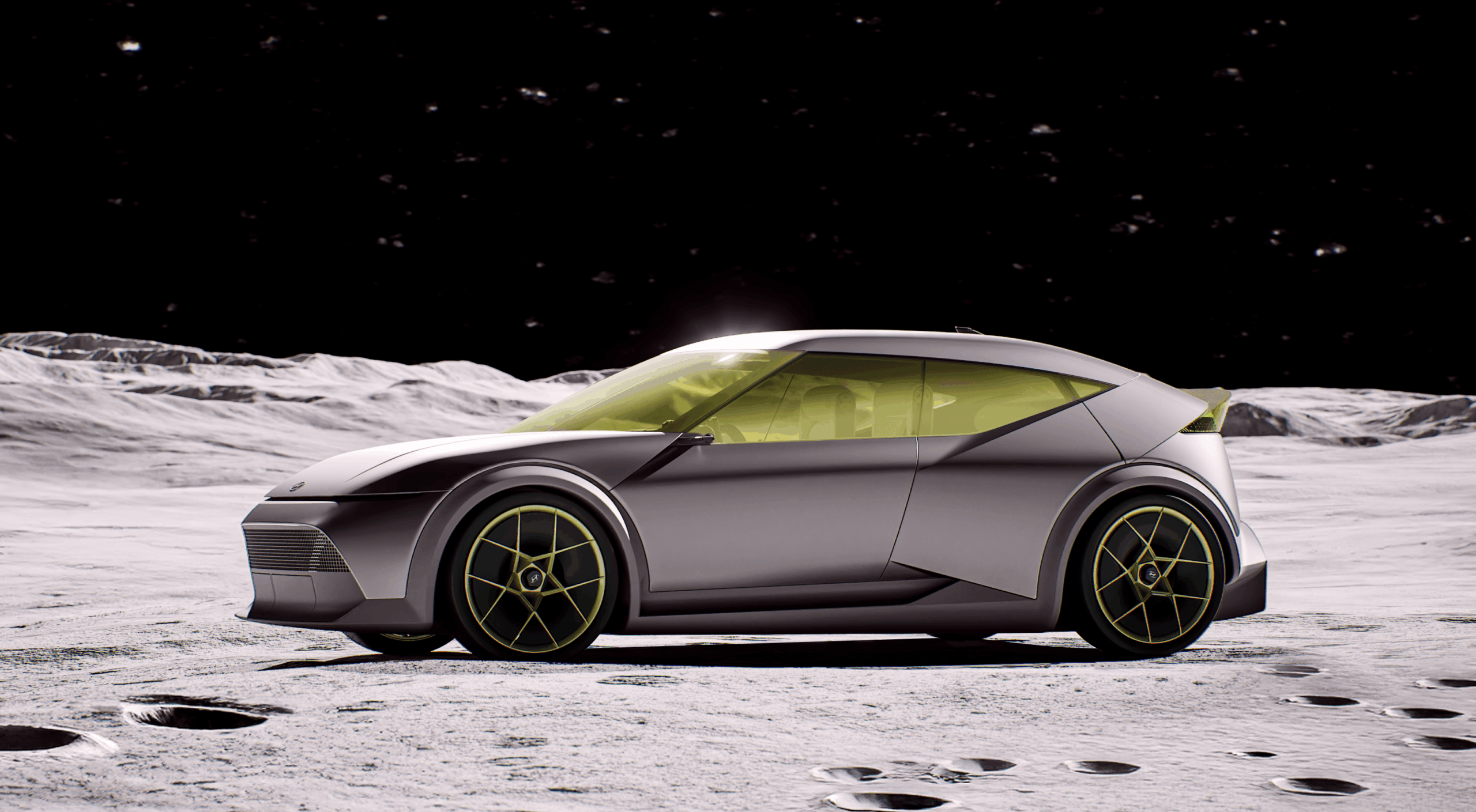 Hyundai’s Concept Three Previews a Future Wicked-Looking EV Hatch