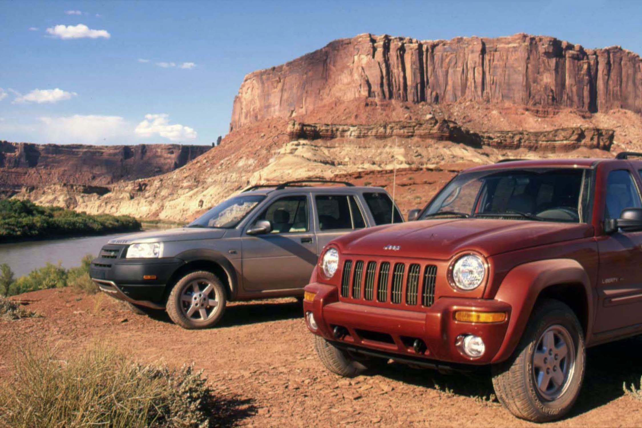 View Photos of the 2002 Jeep Liberty vs Land Rover Freelander