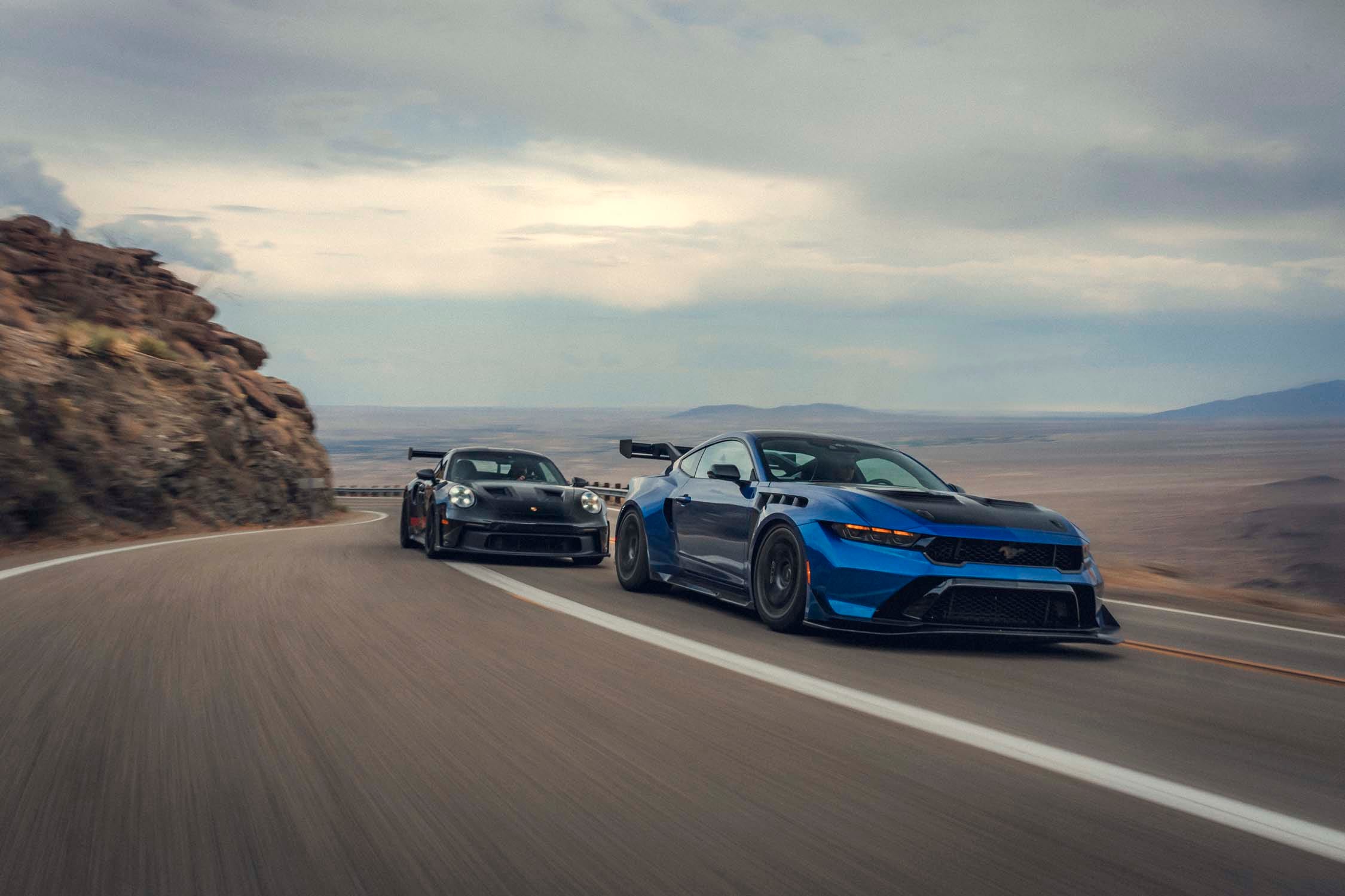 Comparison Test: Ford Mustang GTD Takes On Porsche 911 GT3 RS
