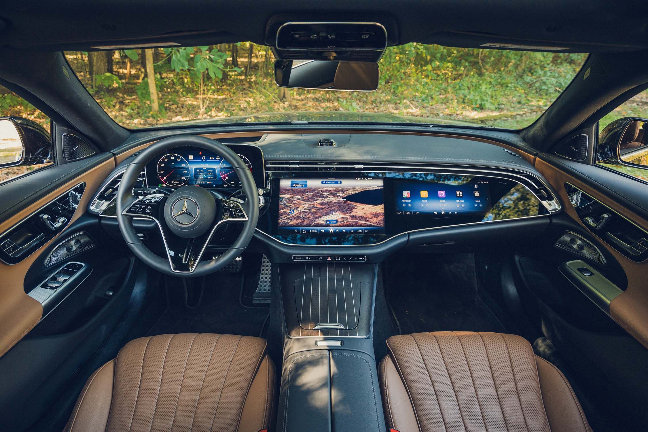 View Interior Photos of the 2025 Mercedes-Benz E450 Wagon