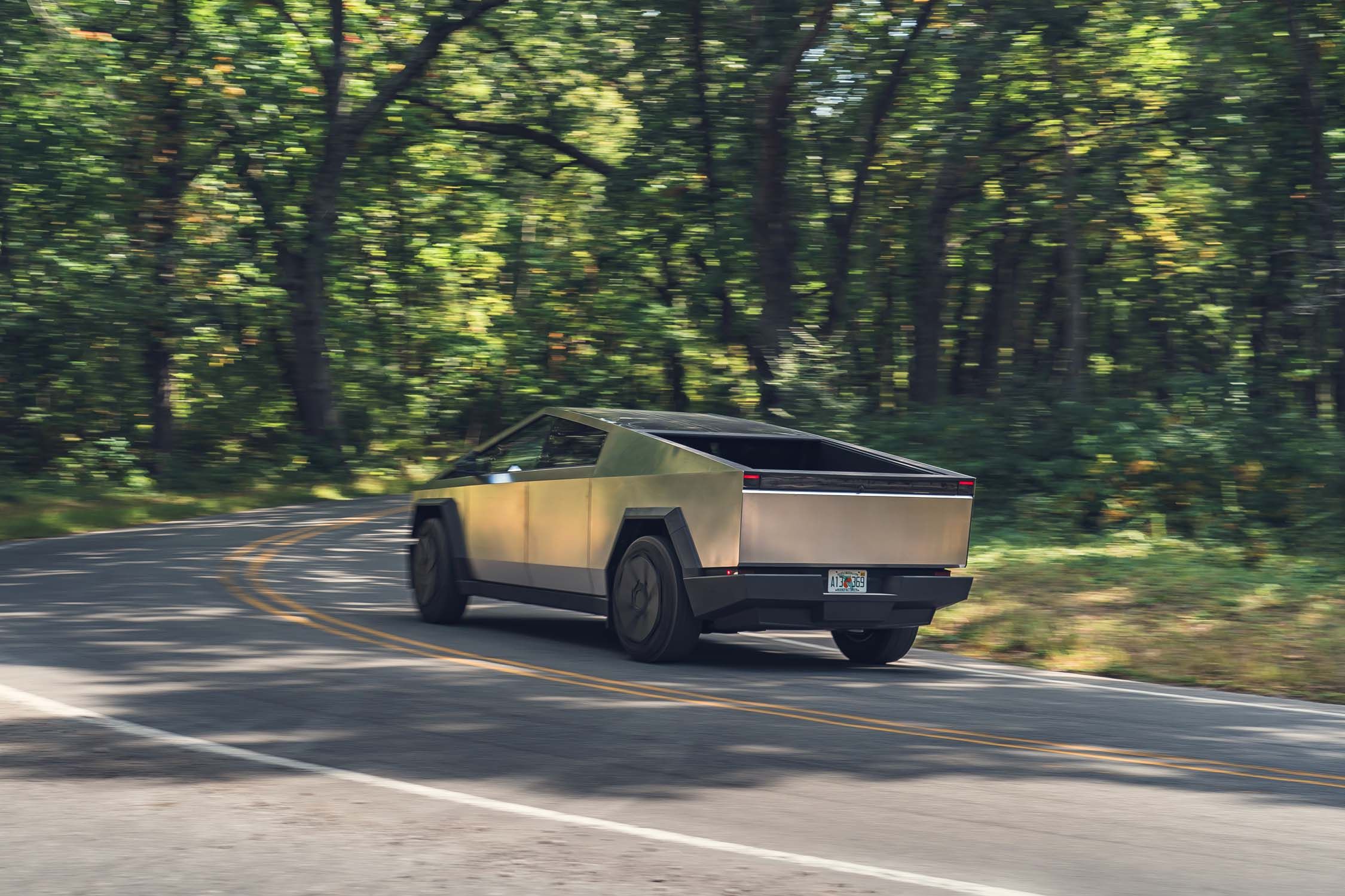 View Exterior Photos of the 2025 Tesla Cybertruck RWD