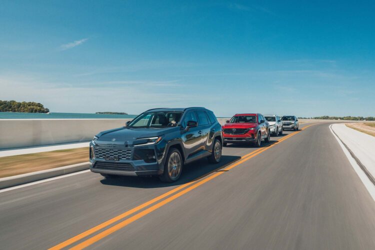 View Exterior Photos of the Hybrid Compact SUV Comparison Test
