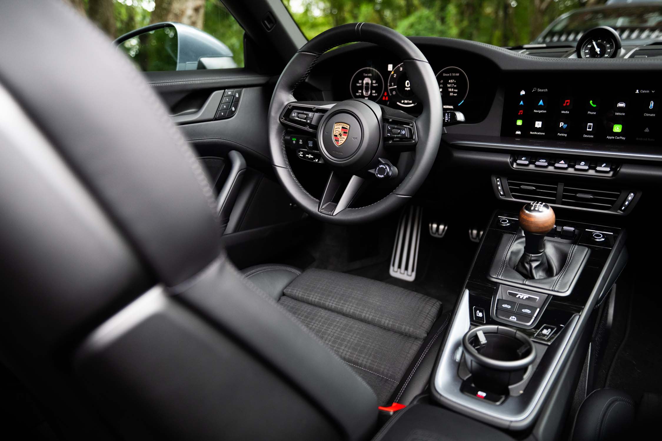 View Interior Photos of the 2026 Porsche 911 Carrera T Cabriolet