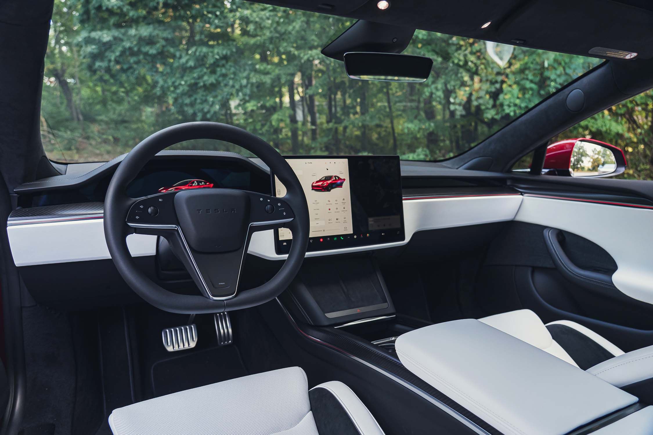 View Interior Photos of the 2026 Tesla Model S Plaid