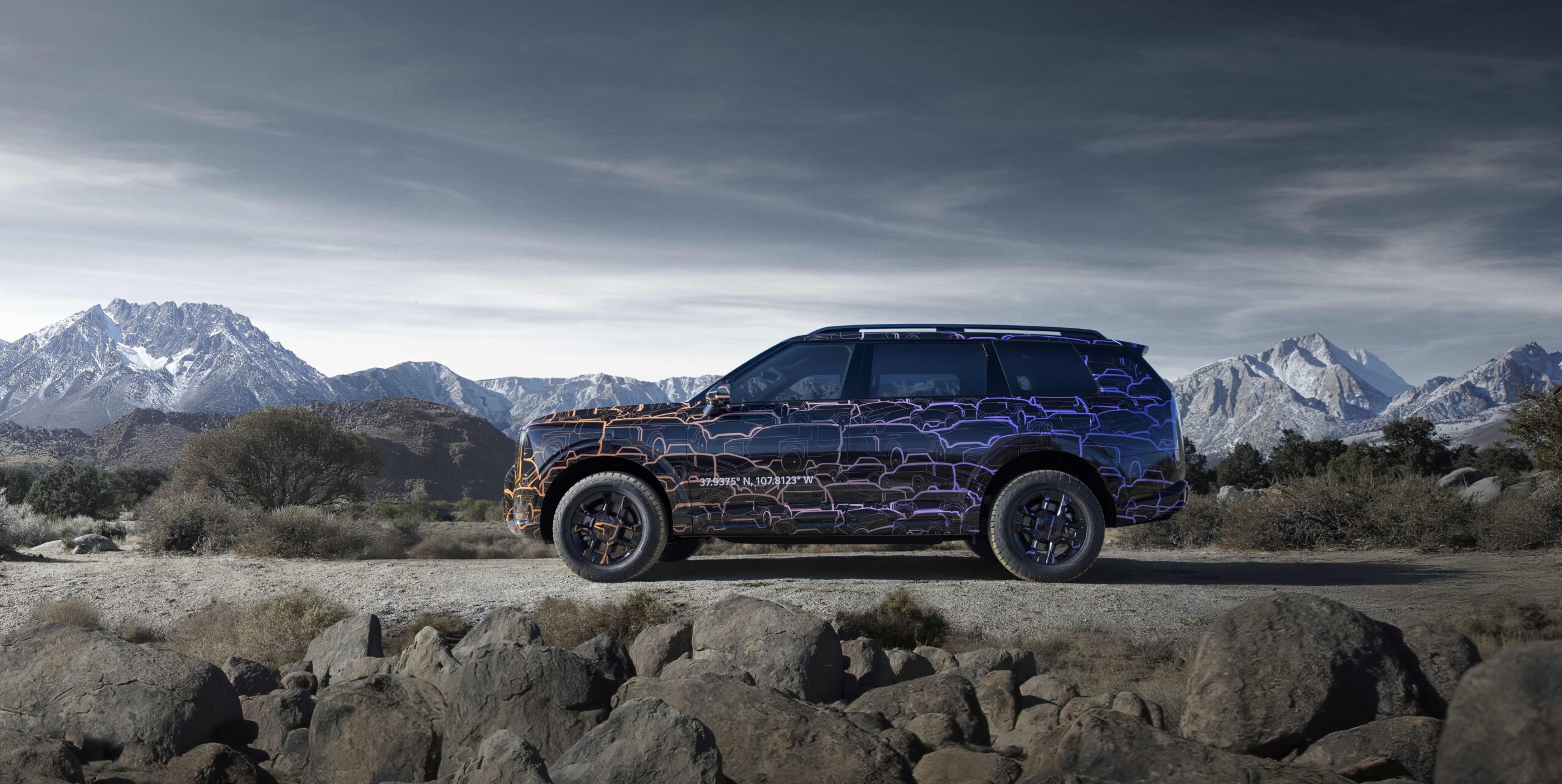 2027 Kia Telluride Previewed with a Special Camo-Look Custom Wrap