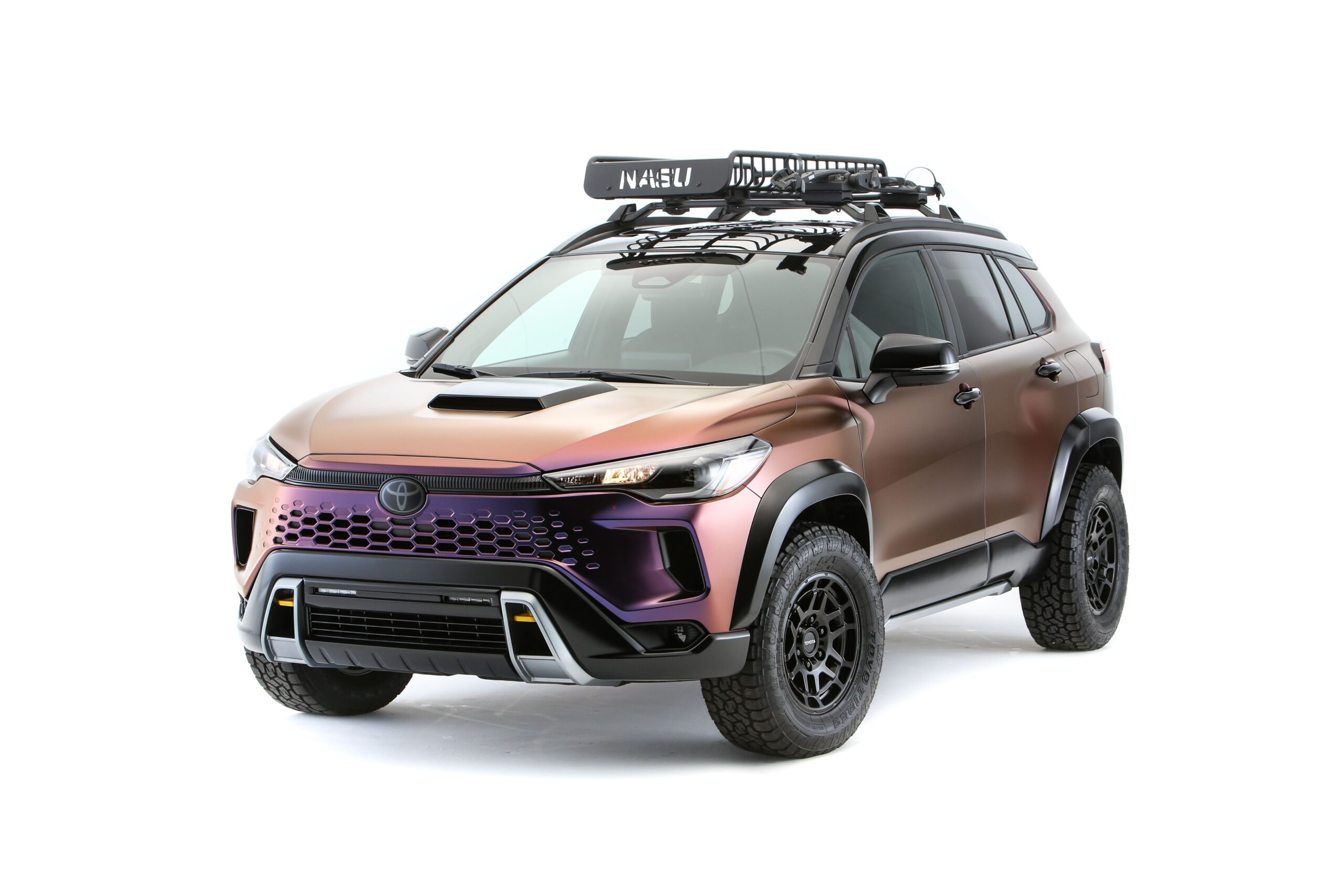 Toyota Corolla Cross Nasu Dons a Snazzy Wrap and Body Kit for SEMA