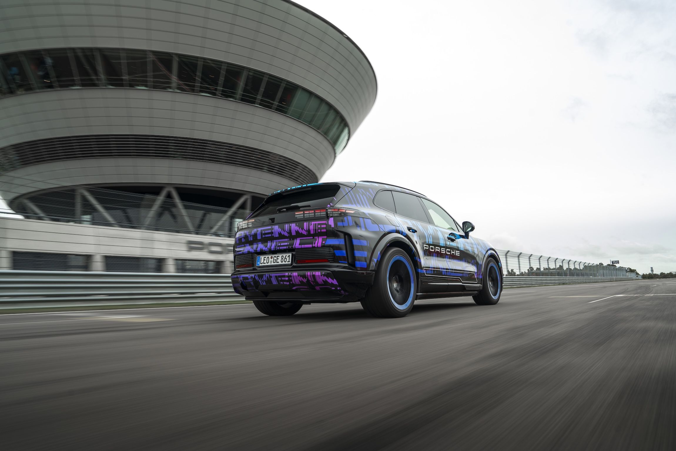 View Photos of the 2026 Porsche Cayenne EV Prototype