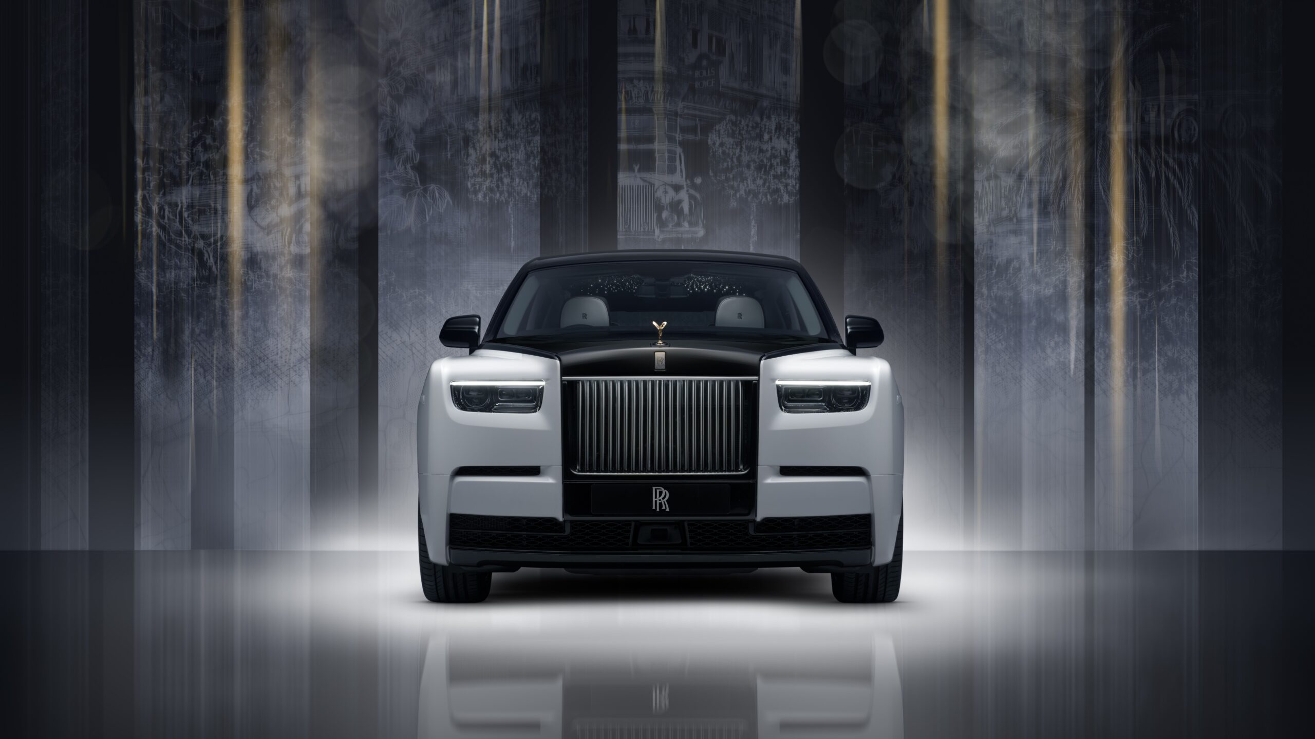 Rolls-Royce Phantom Wears Gold and Embroidery to Celebrate 100 Years
