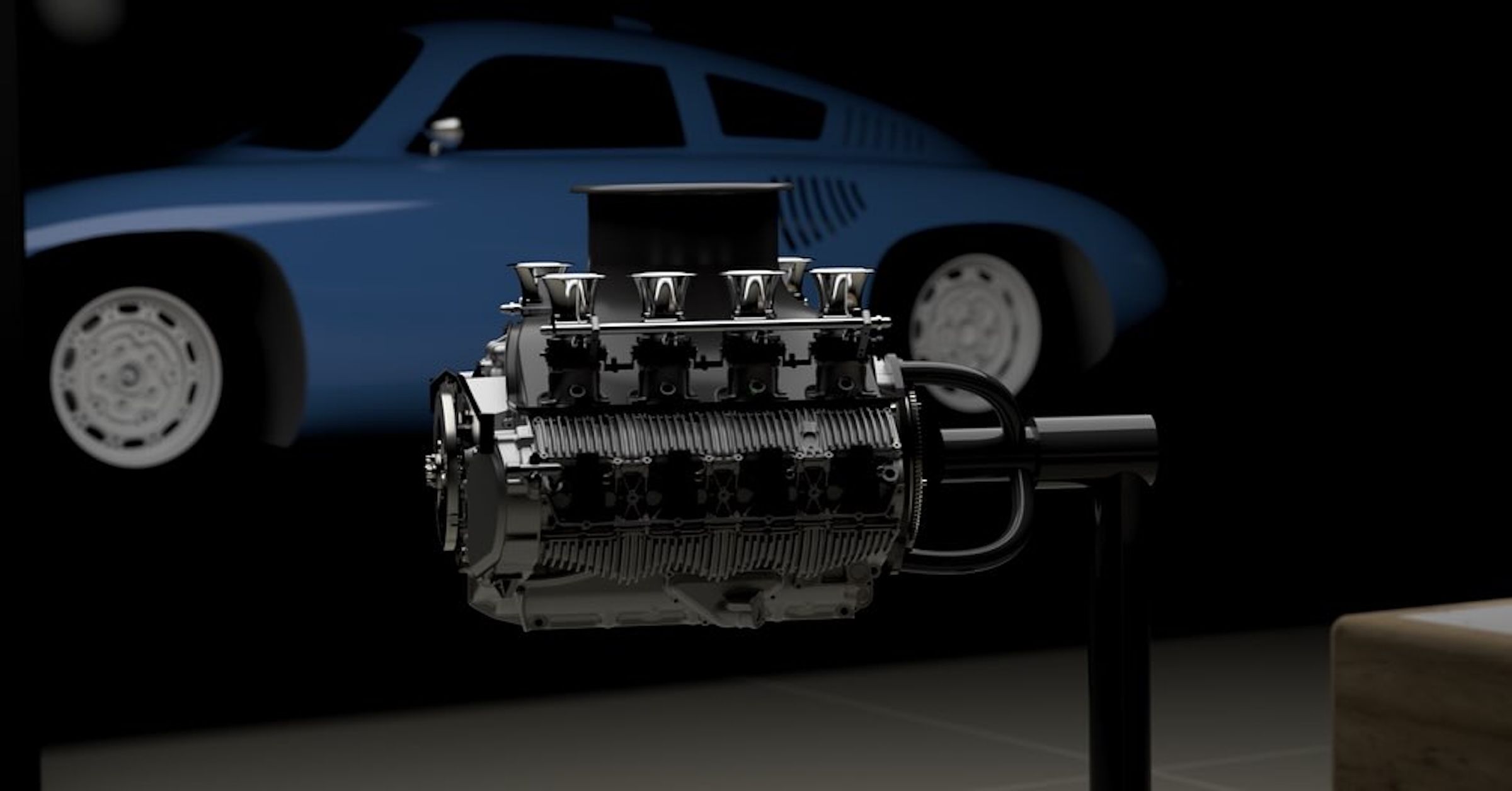 This Air-Cooled Flat-Eight Engine Was Built to Fit in a Porsche 964