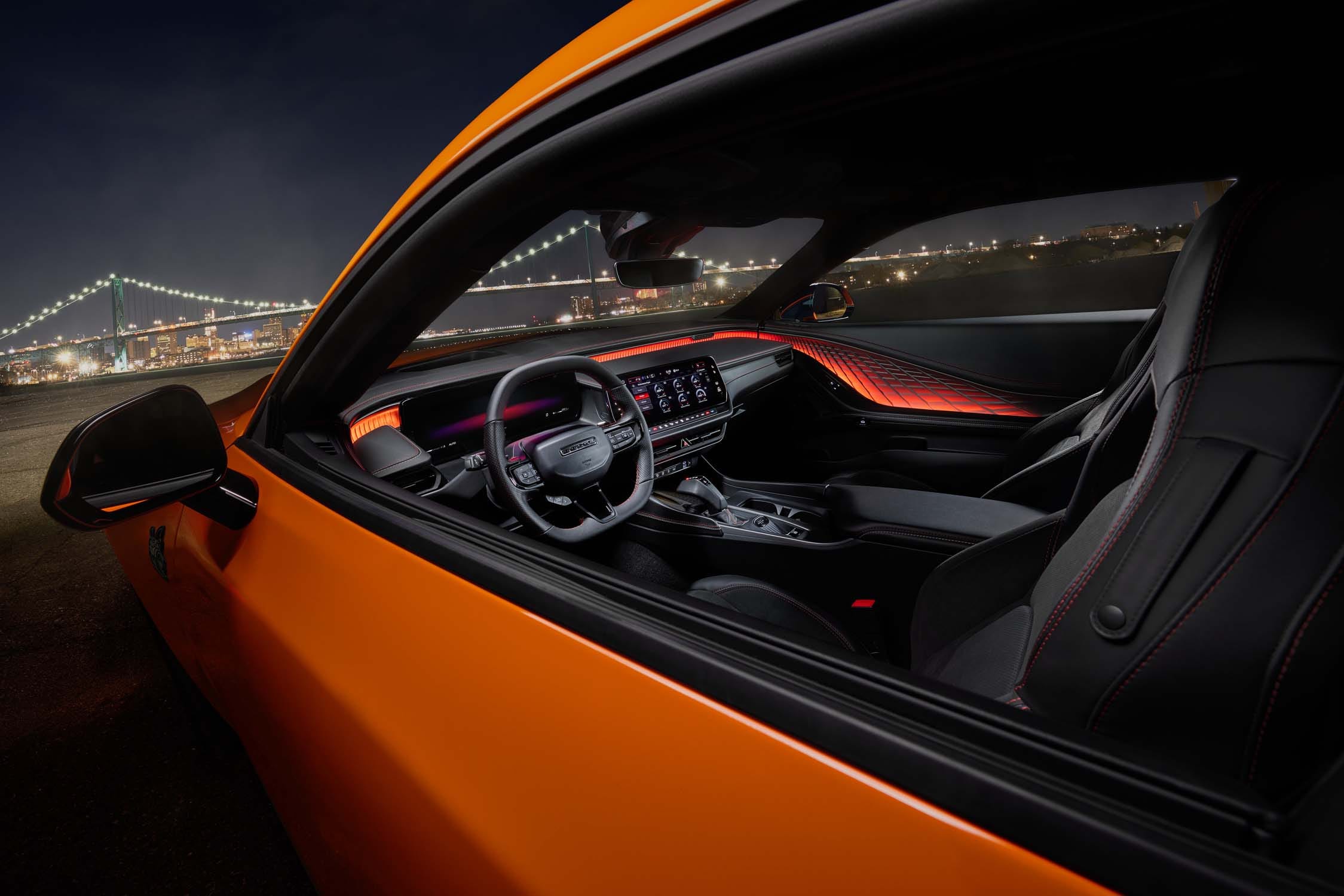 View Interior Photos of the 2026 Dodge Charger Scat Pack