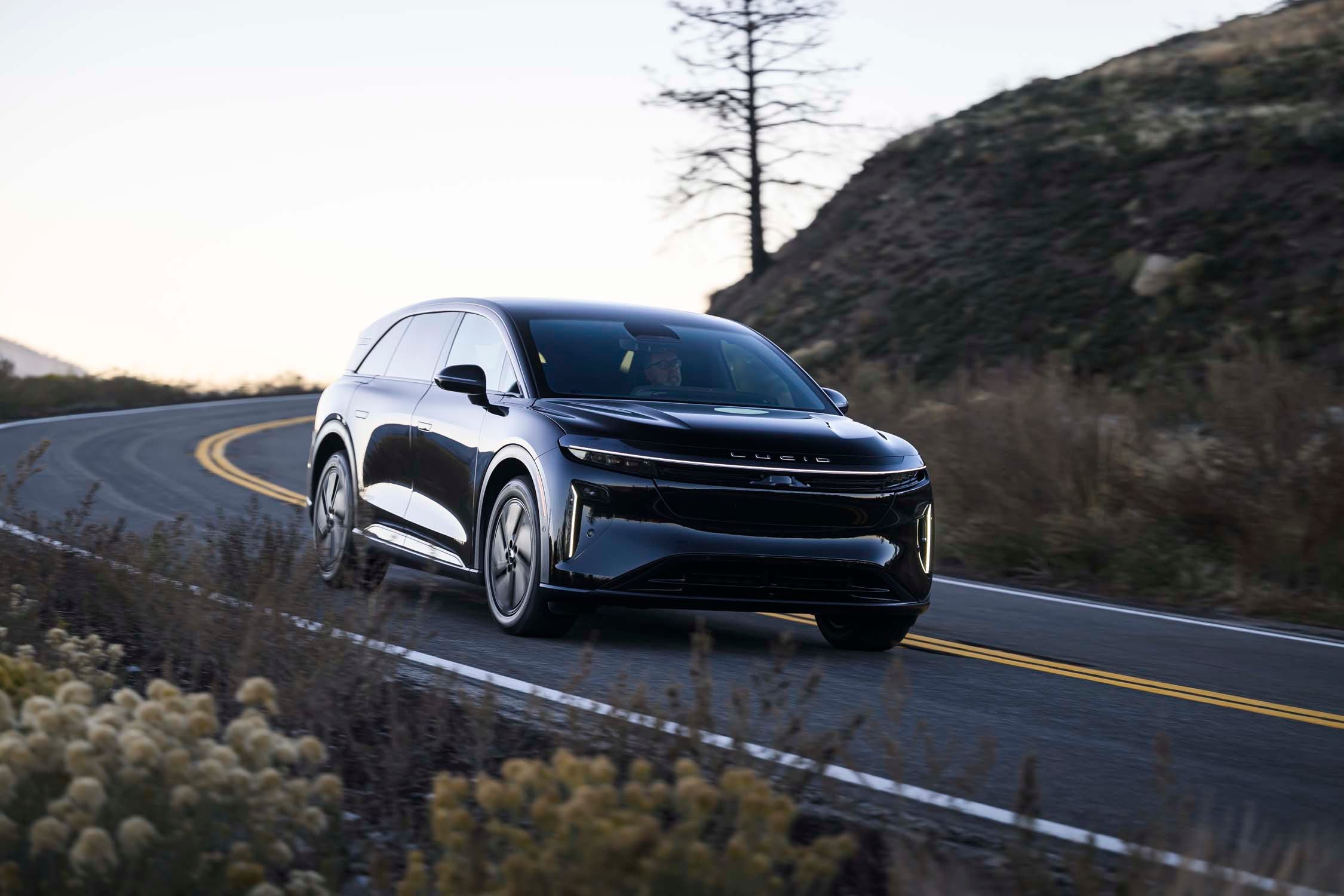 View Exterior Photos of the 2026 Lucid Gravity Touring