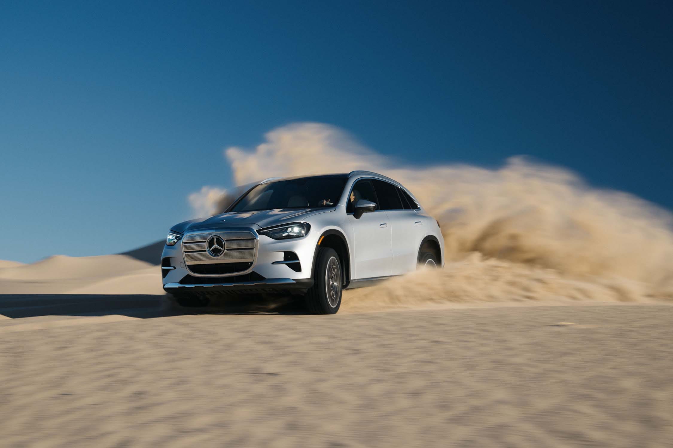 Driven: 2027 Mercedes-Benz GLC EV Prototype Gets Down and Dirty in the Dunes