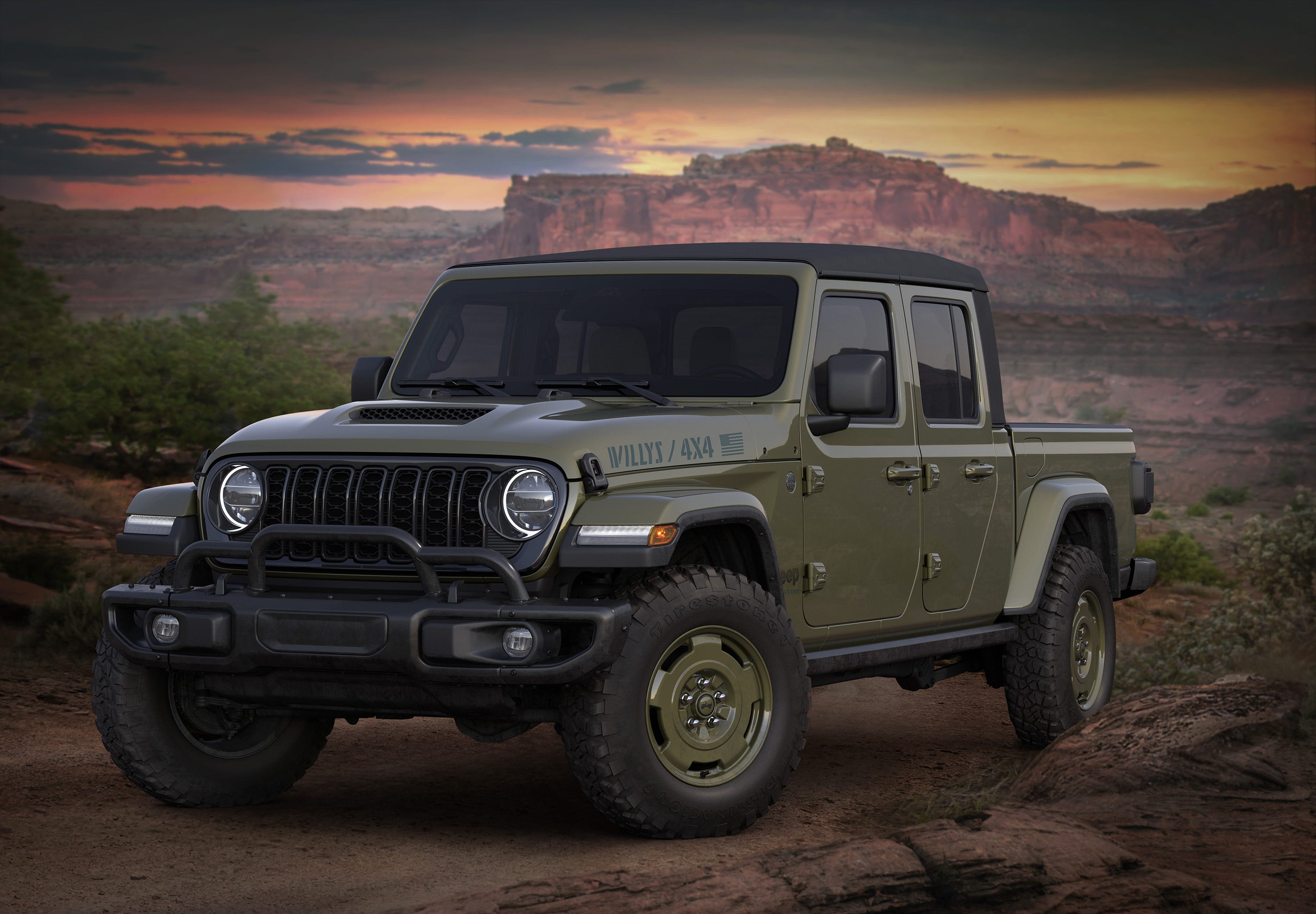 2026 Jeep Gladiator Willys ’41 Cosplays as an Old Military Truck