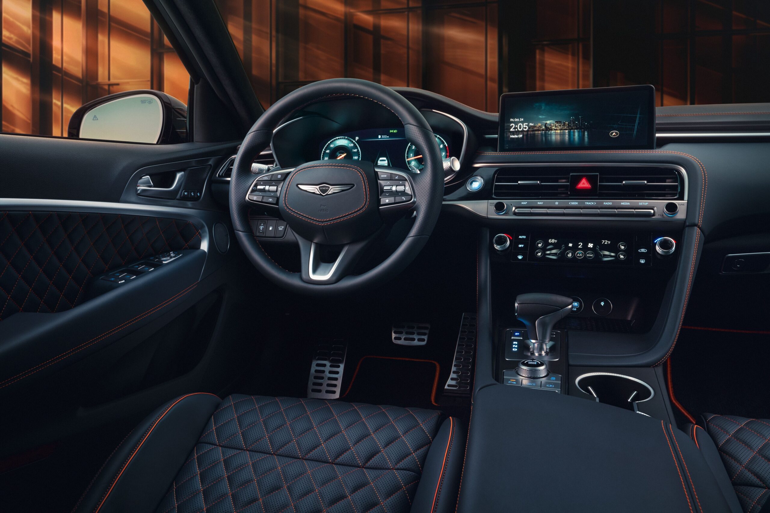 2026 Genesis G70 Graphite Adds Digital Gauge Cluster, Special Paint