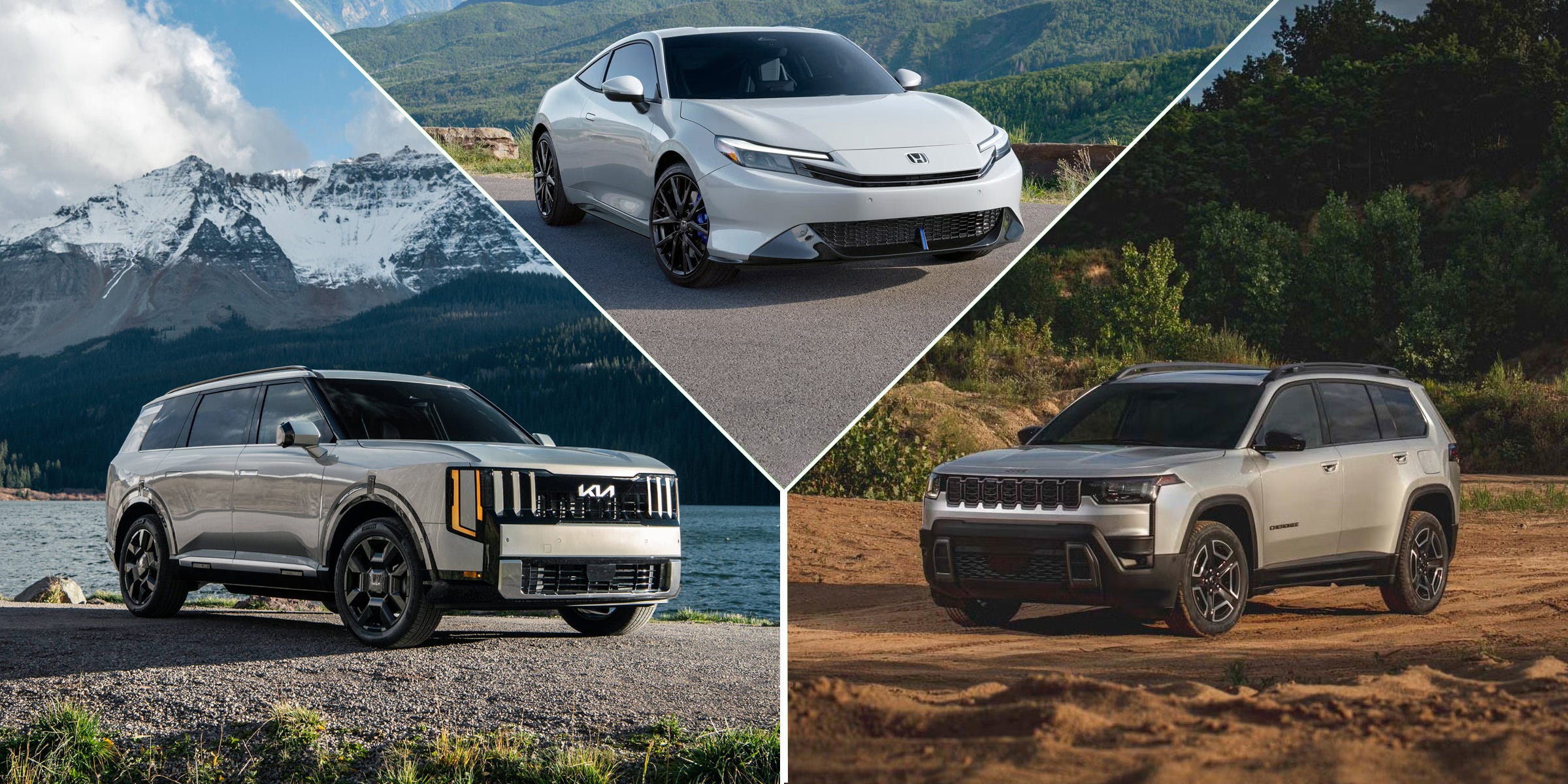 Kia Telluride, Honda Prelude, Jeep Cherokee Are New Hybrid Models for 2026